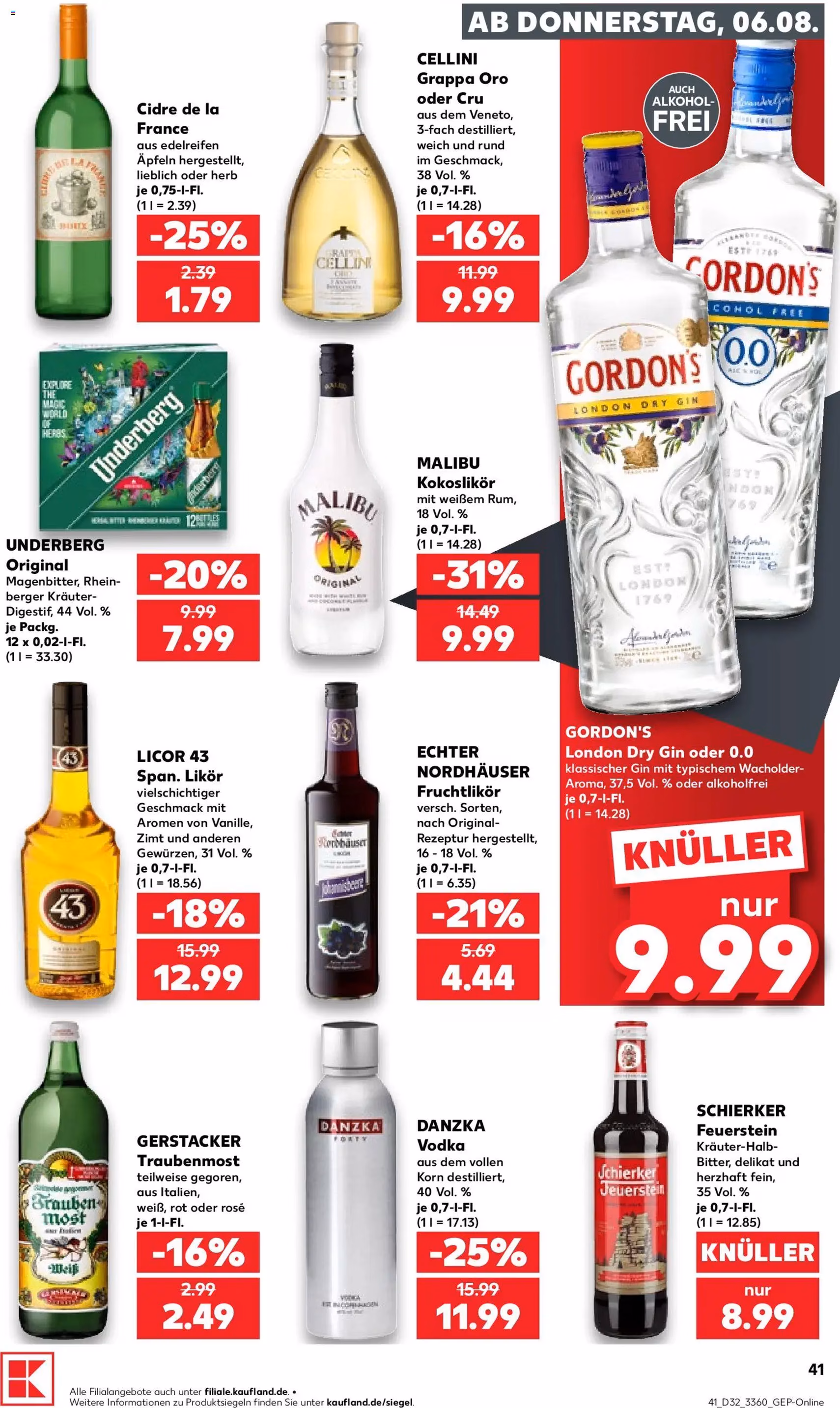 Kaufland Prospekt - Gültiger Prospekt ab 06.08.2026, Seite 41 von insgesamt 58