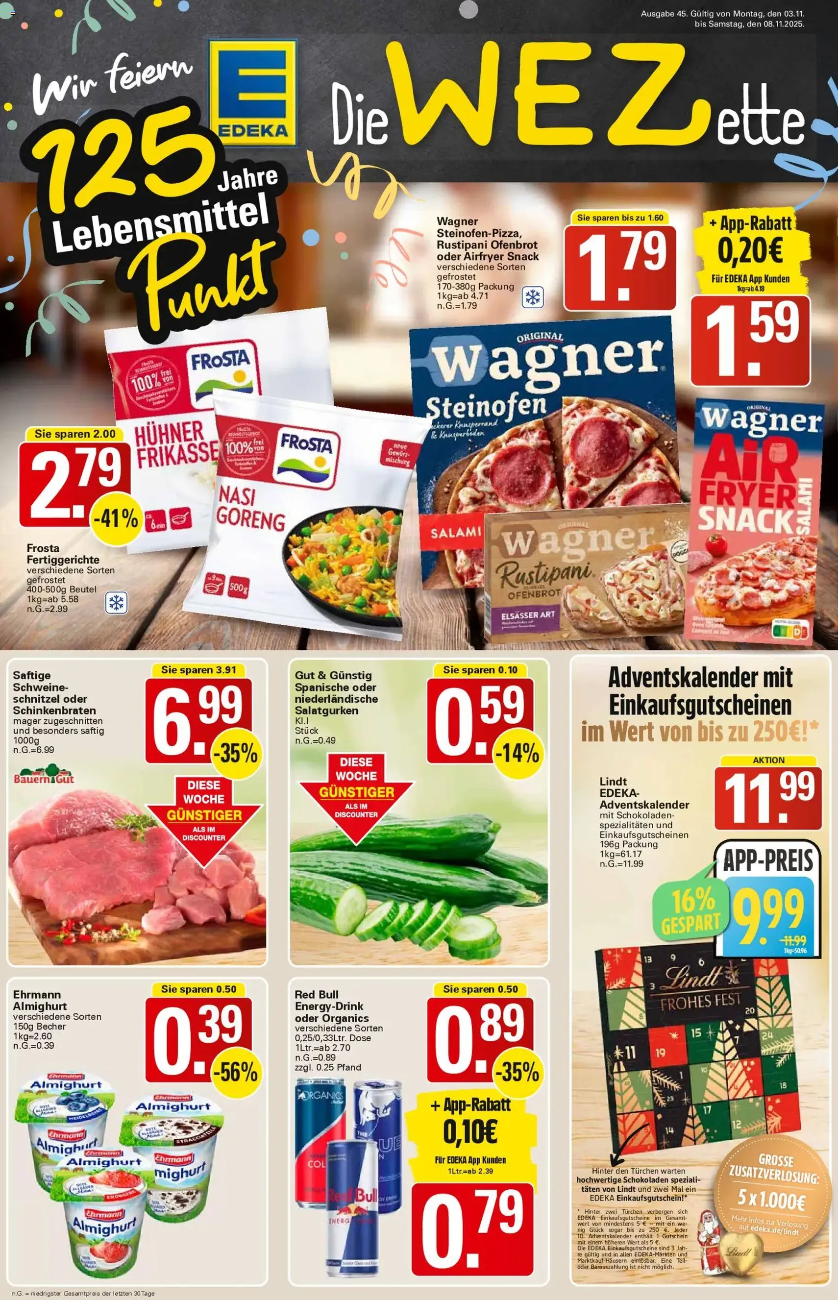 WEZ Prospekt - Gültiger Prospekt ab 03.11.2025, Seite 1 von insgesamt 18