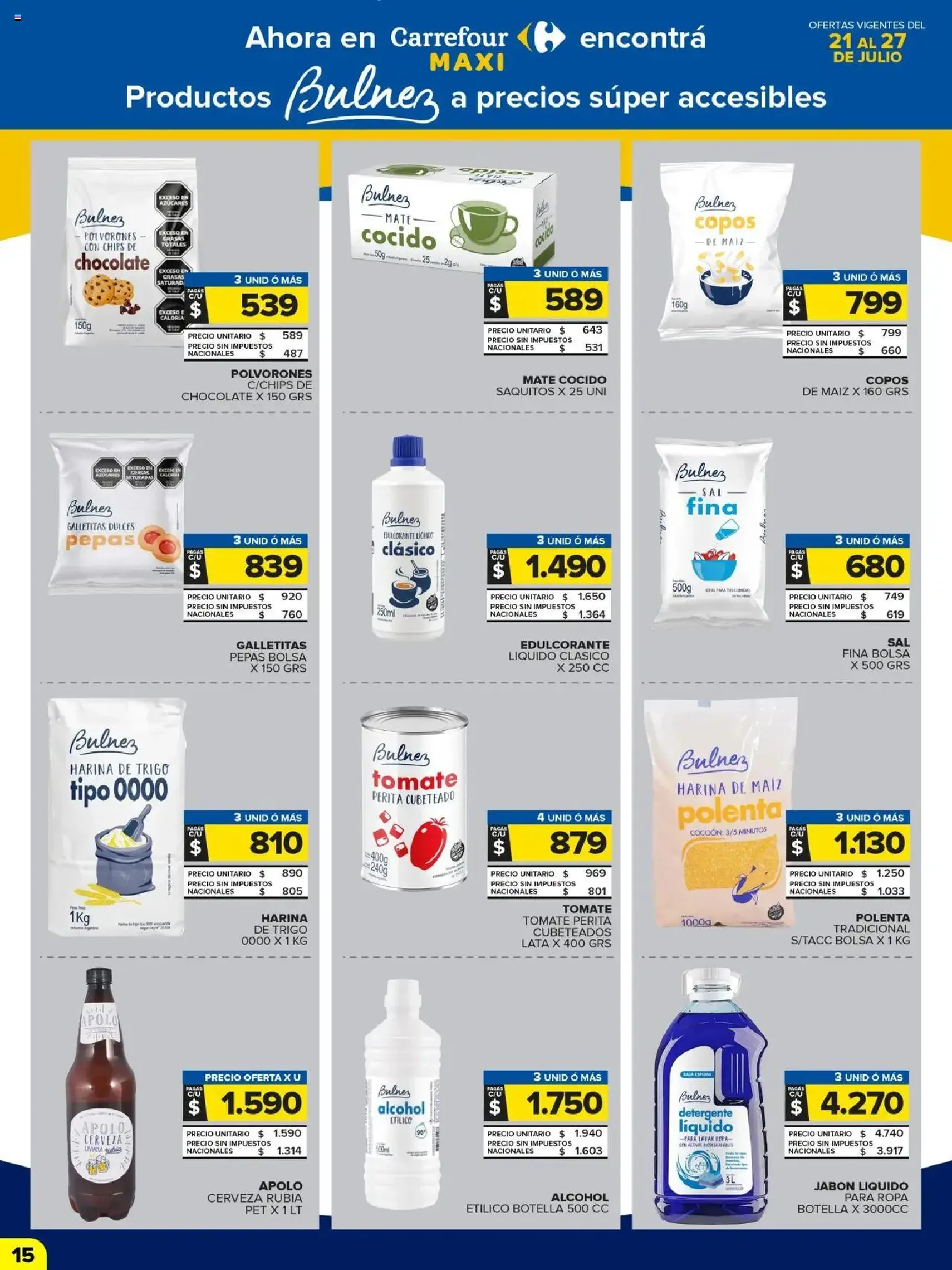 Carrefour Maxi catálogo - folleto válido desde 21/07/2025 página 15 de 25 Carrefour Maxi catálogo - folleto válido desde 21/07/2025 página 15 de 25
