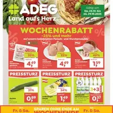 ADEG Flugblatt - Prospekt Vorschau gültig ab 23.10.2025