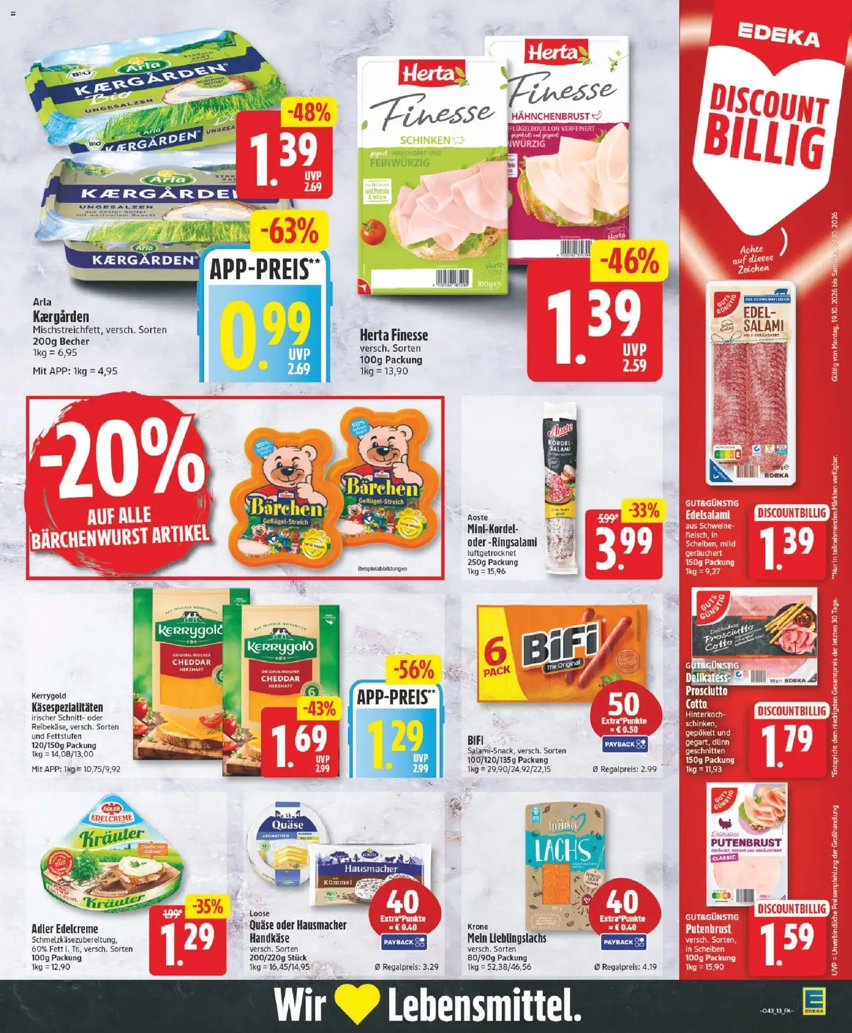 Edeka Prospekt - Gültiger Prospekt ab 19.10.2026, Seite 13 von insgesamt 30