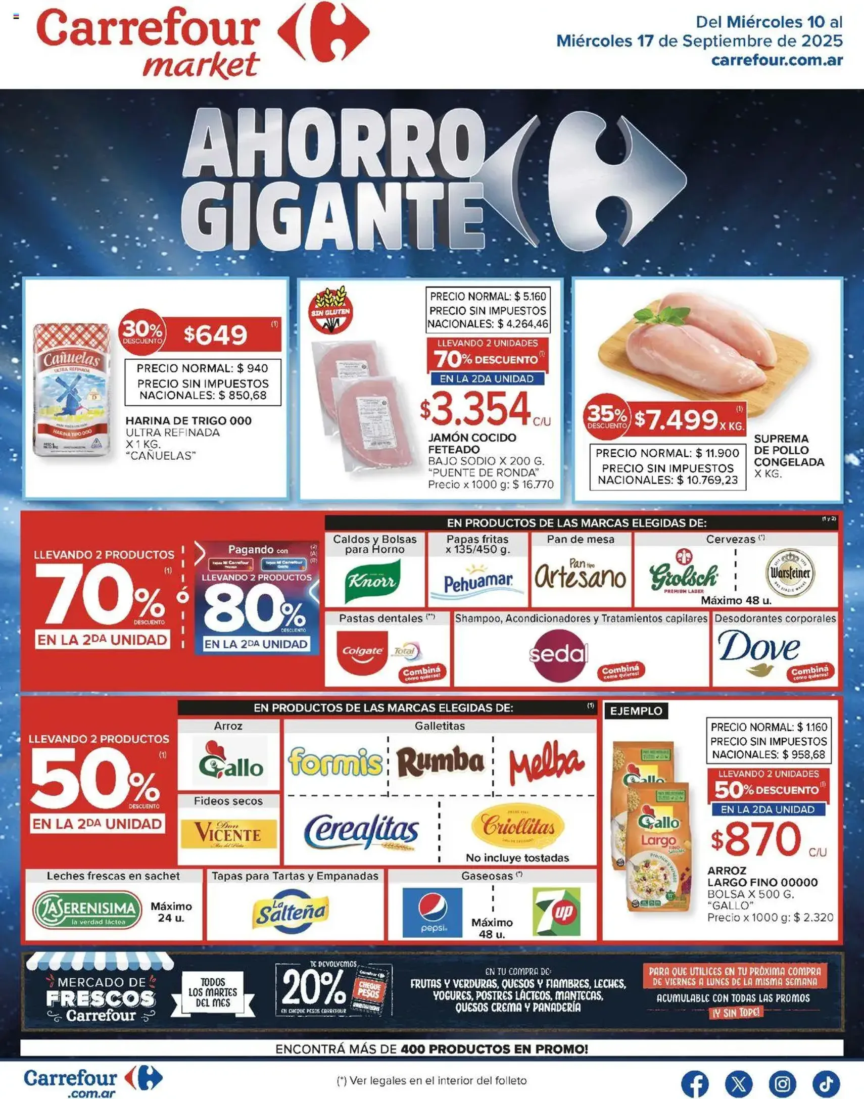 Carrefour Market catálogo - folleto válido desde 10/09/2025 página 1 de 22 Carrefour Market catálogo - folleto válido desde 10/09/2025 página 1 de 22