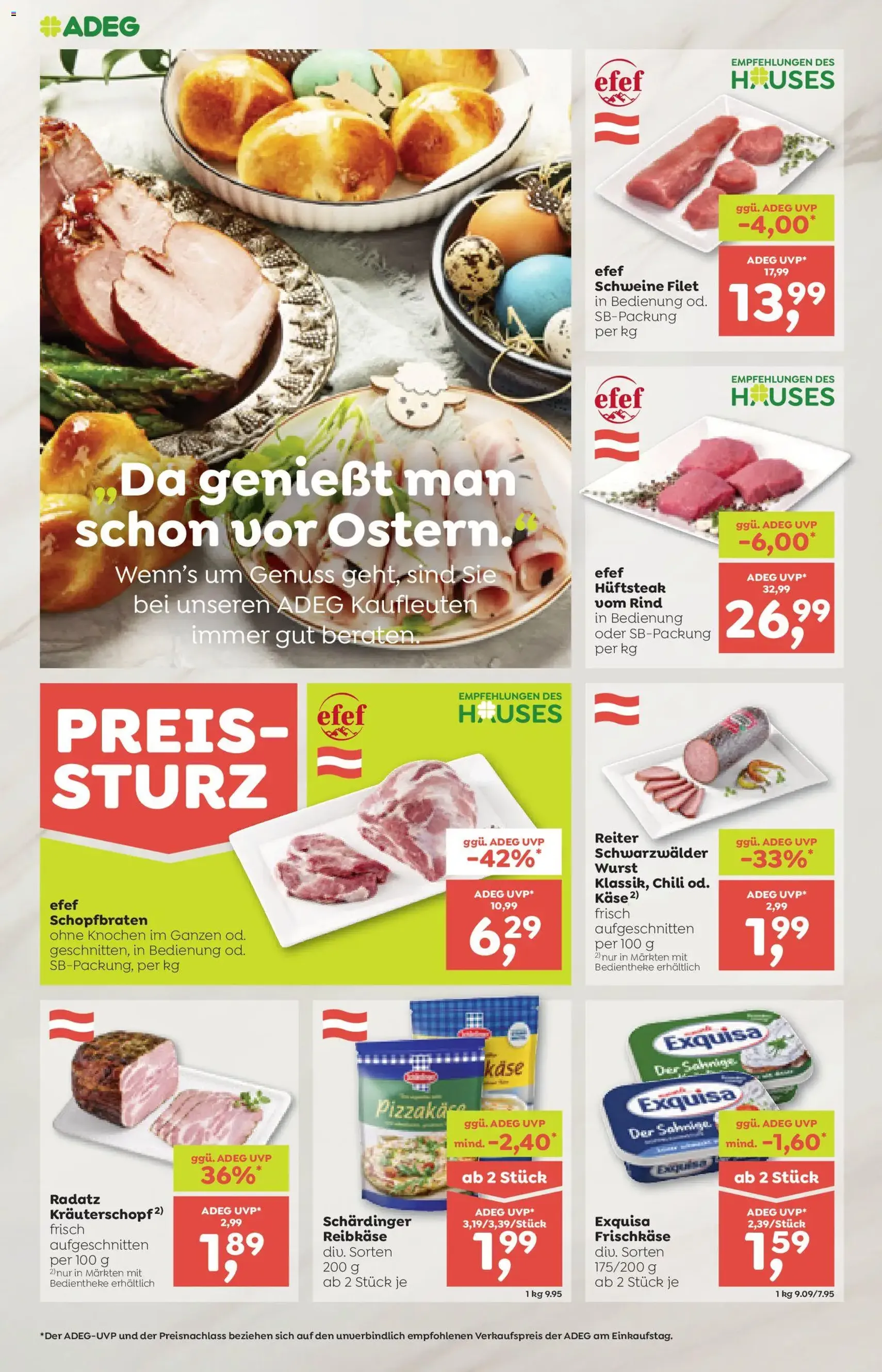 ADEG Flugblatt - Gültiger Prospekt ab 19.03.2026, Seite 2 von insgesamt 8
