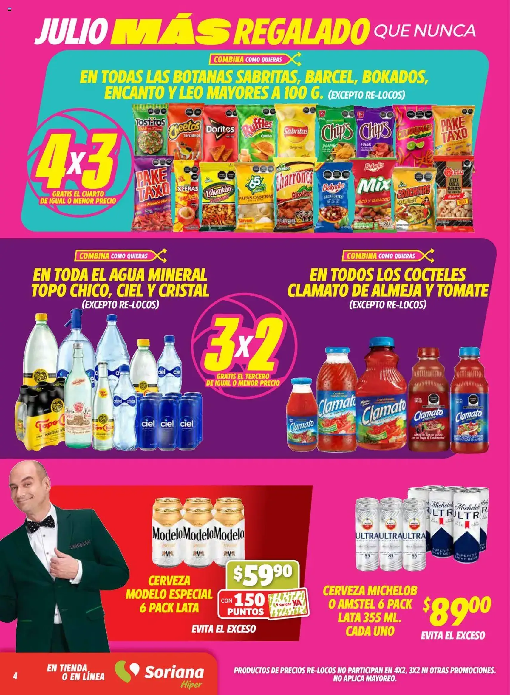 Soriana - Julio Regalado Híper Nacional - folleto válido desde 17/07/2025 página 4 de 30 Soriana - Julio Regalado Híper Nacional - folleto válido desde 17/07/2025 página 4 de 30