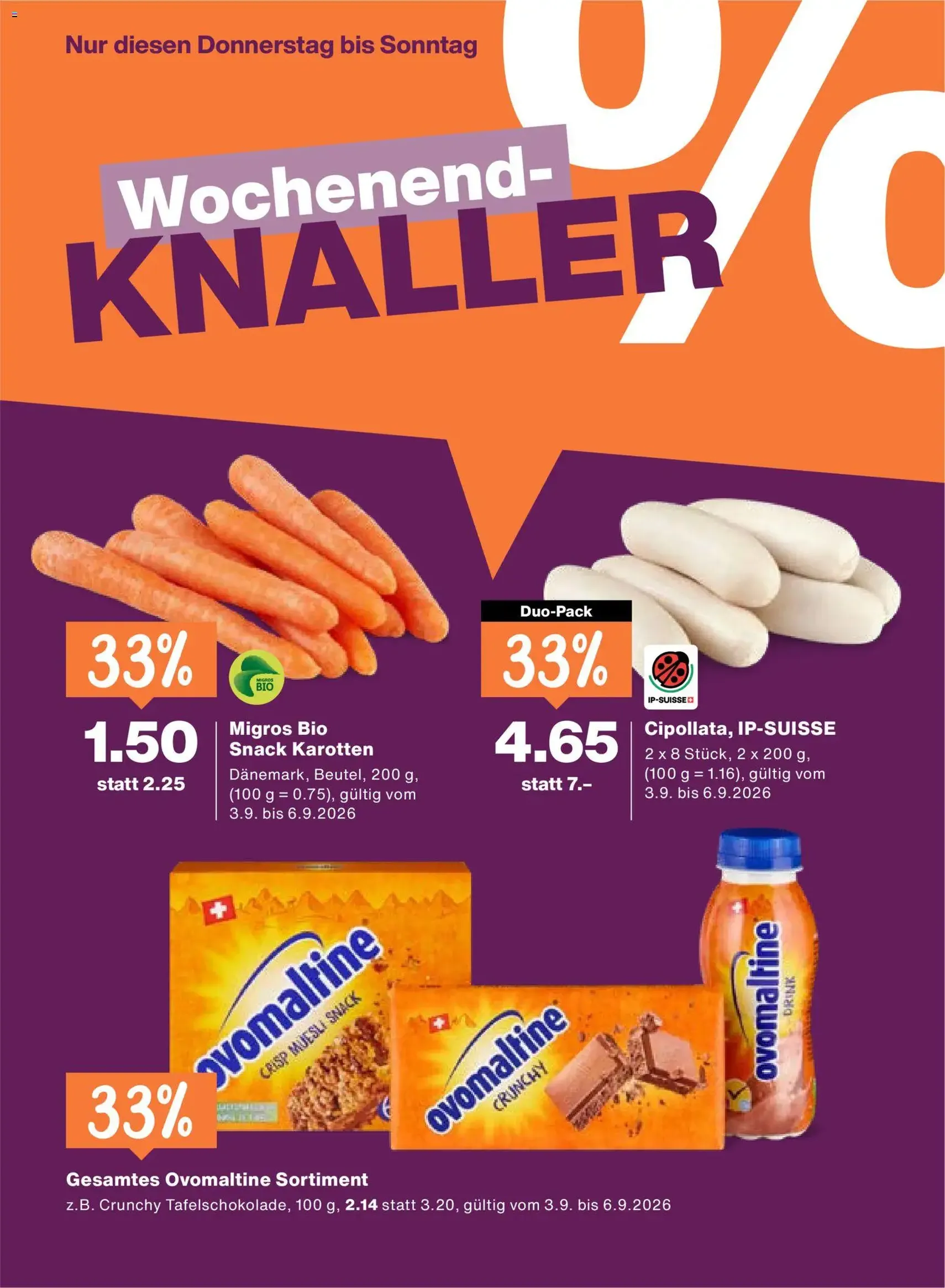 Migros aktionen - Gültiger Prospekt ab 03.09.2026, Seite 20 von insgesamt 20
