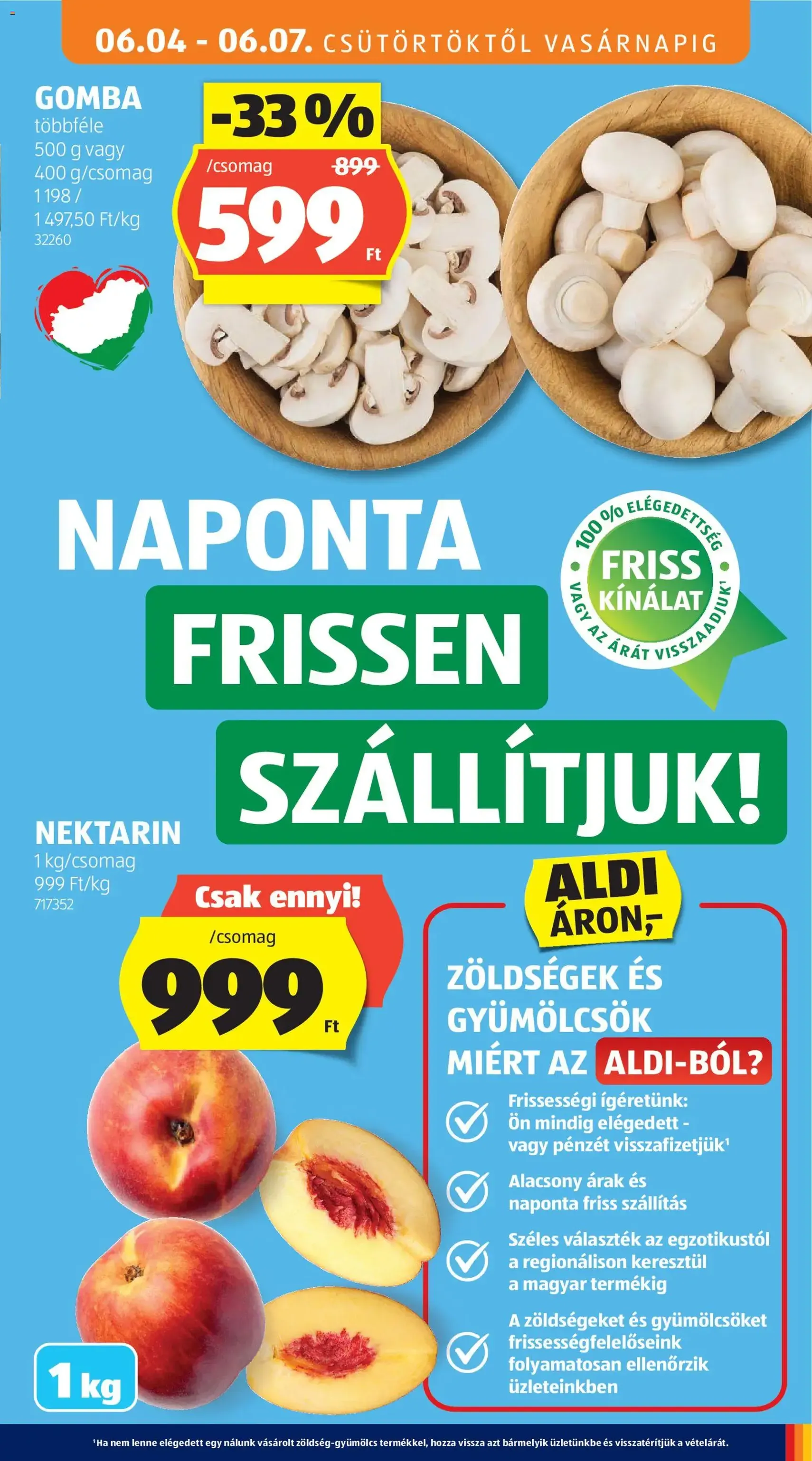 Aldi akciós újság - 2026.06.04. érvényes szórólap 15 oldal 35 oldalból