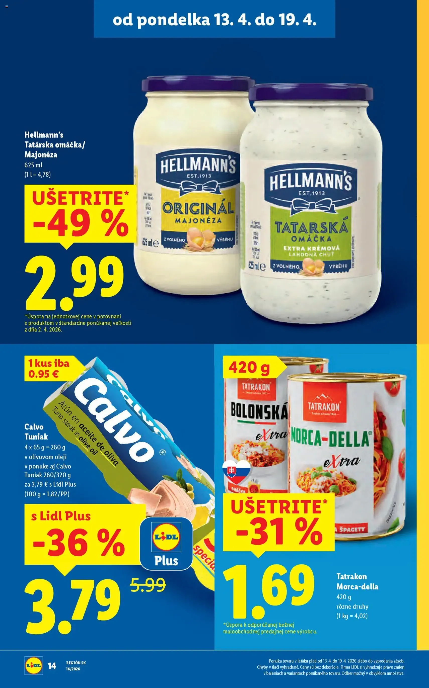 Lidl leták - platný leták od 13.04.2026 strana 16 z 89