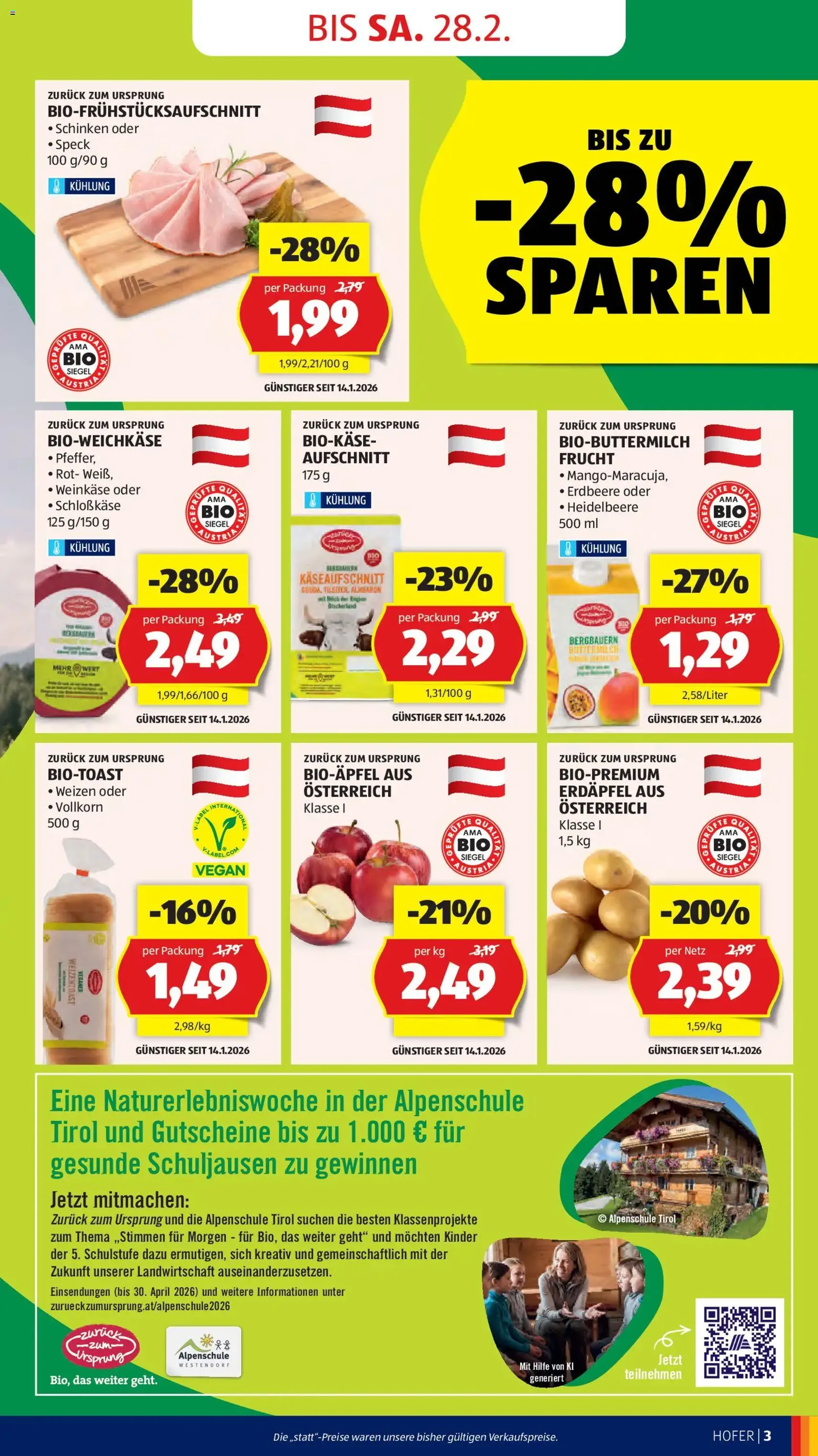 Hofer Flugblatt - Gültiger Prospekt ab 20.02.2026, Seite 5 von insgesamt 37