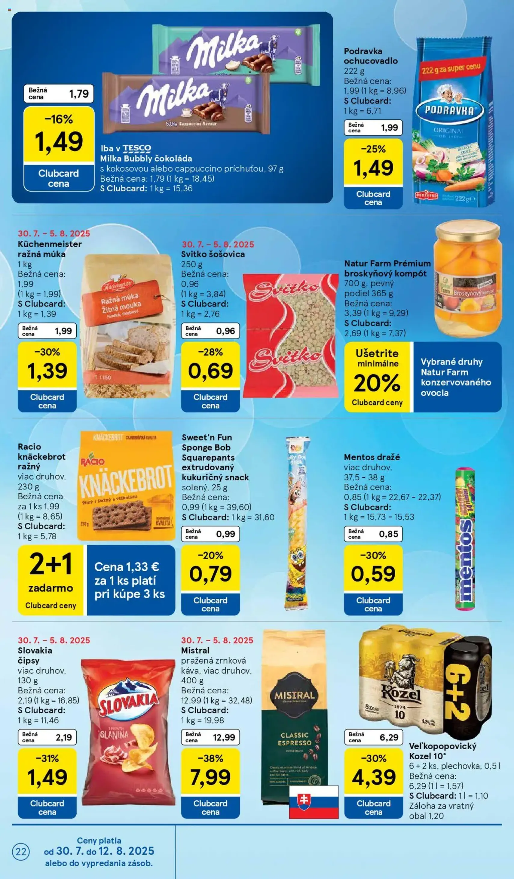Tesco Hypermarket - leták - platný leták od 30.07.2025 strana 22 z 33 Tesco Hypermarket - leták - platný leták od 30.07.2025 strana 22 z 33