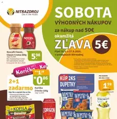 Nitrazdroj Leták - náhľad letáku platný od 20.09.2025