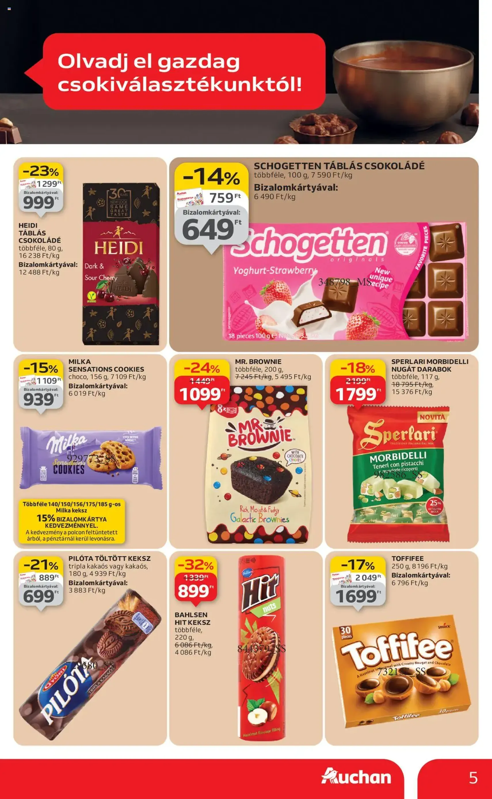 Auchan Akciós újság - 2025.10.09. érvényes szórólap 5 oldal 64 oldalból