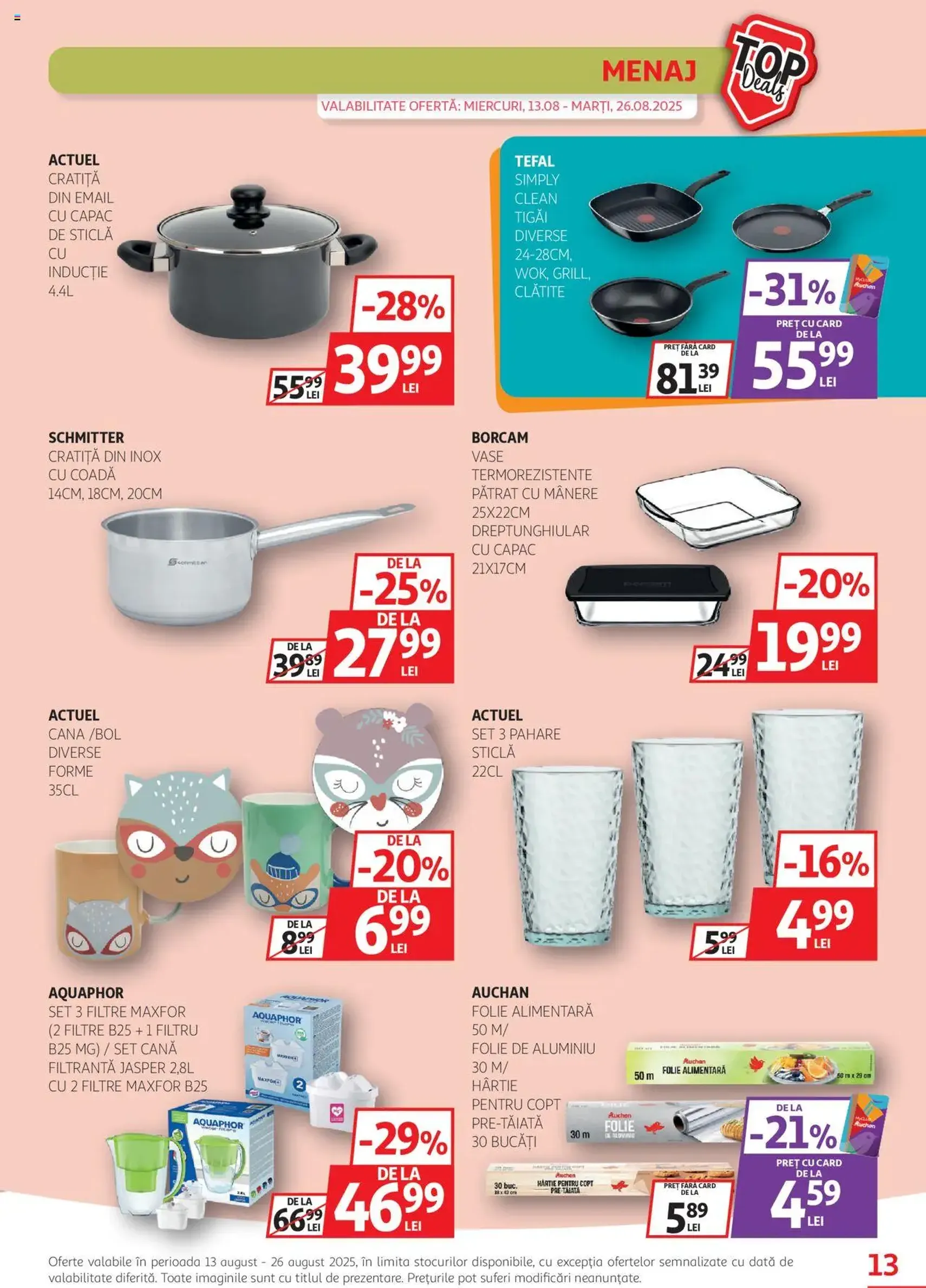Catalog Auchan - cataloage valabile începând cu 13.08.2025 pagina 13 din 28