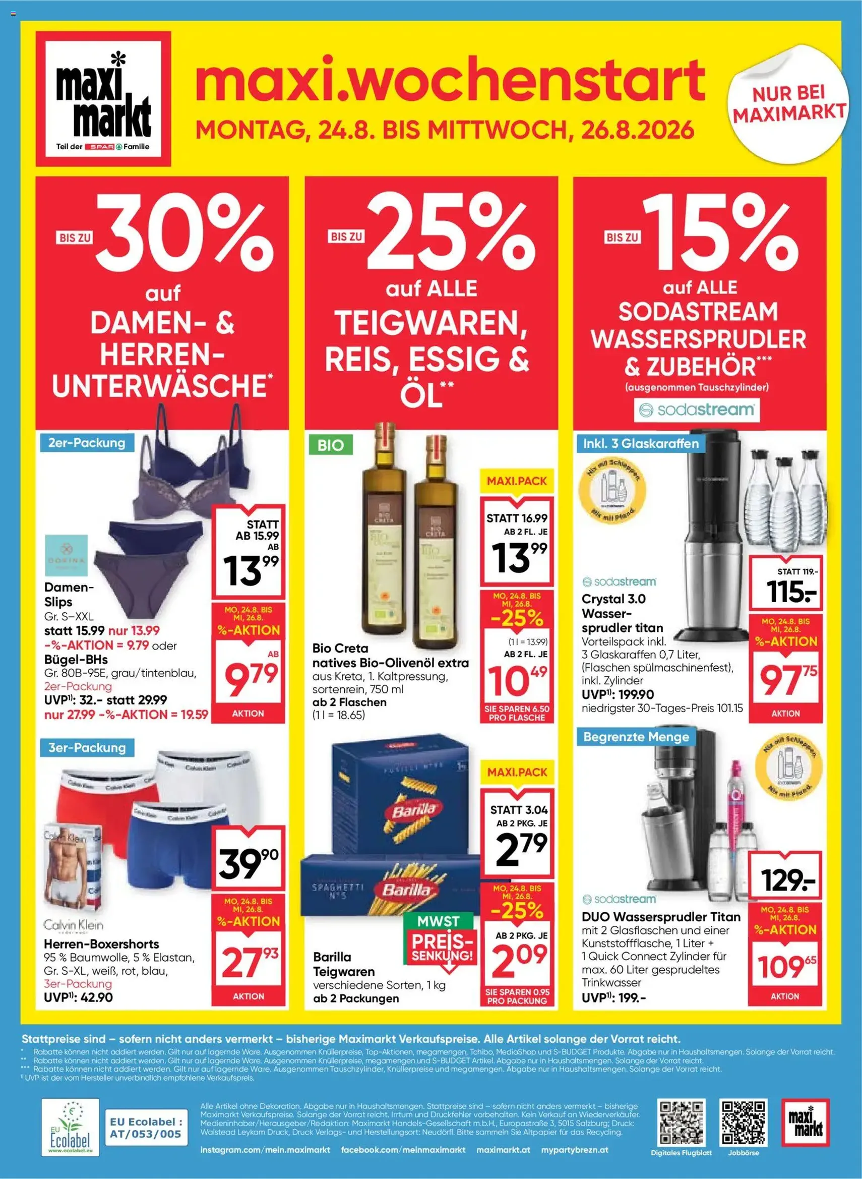 Maximarkt Flugblatt - Gültiger Prospekt ab 20.08.2026, Seite 24 von insgesamt 24
