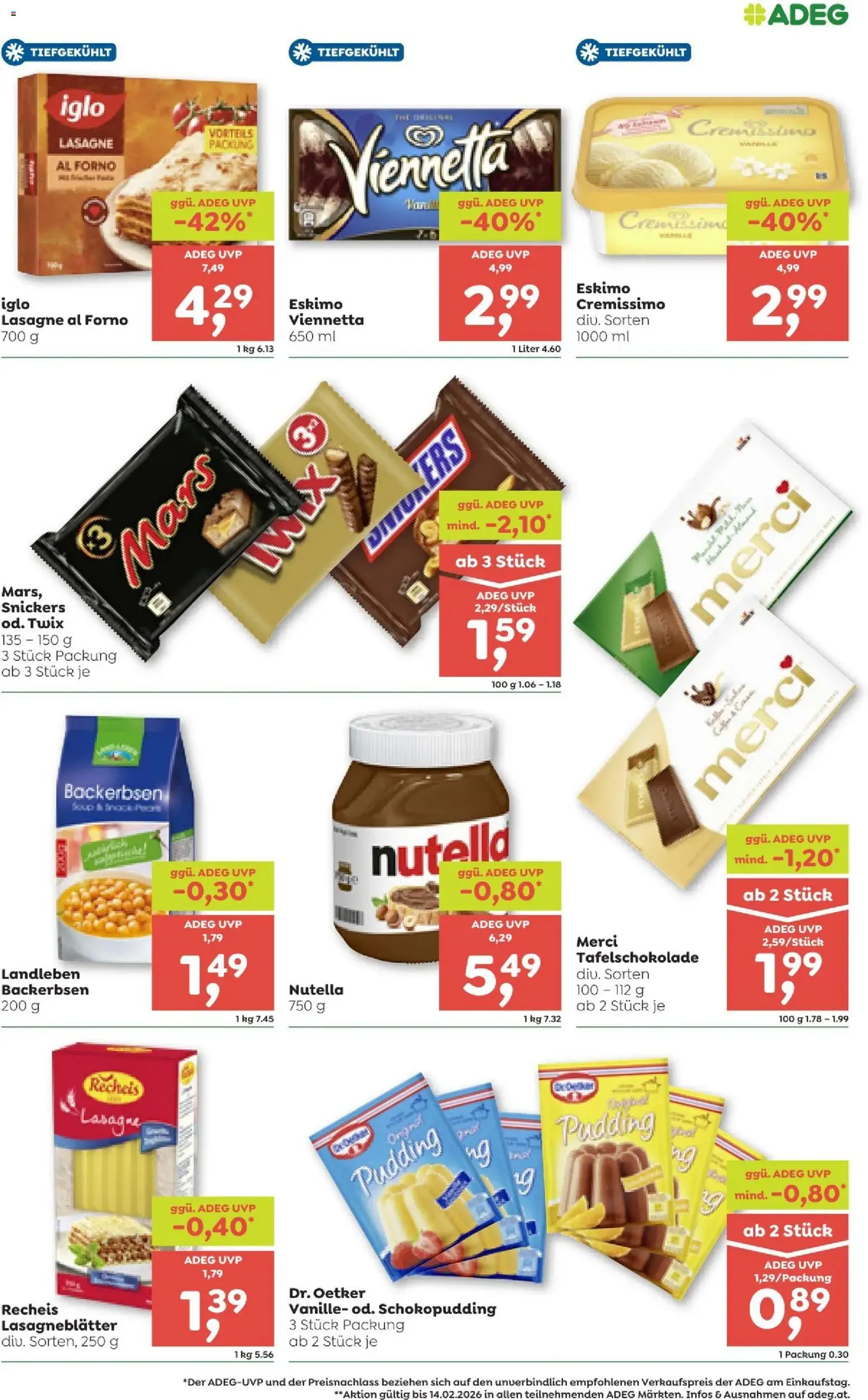 ADEG Flugblatt - Gültiger Prospekt ab 02.01.2025, Seite 13 von insgesamt 16