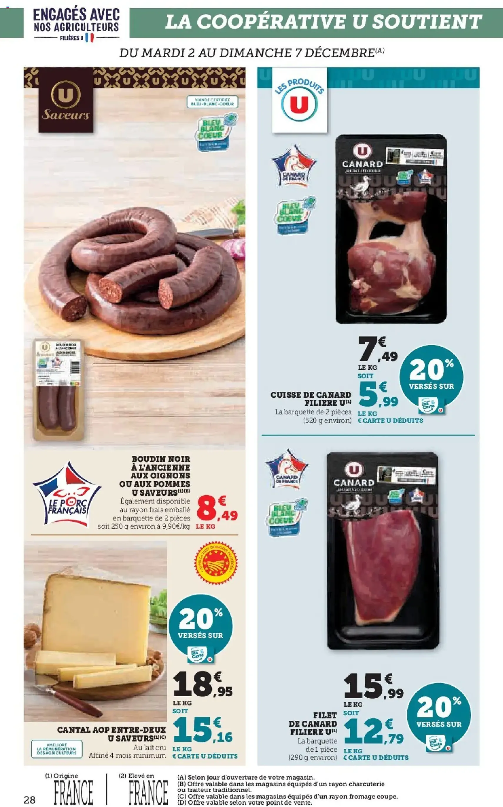 Super U - Les prix bas de la semaine - brochure valable à partir du 02/12/2025, page 28 sur 40