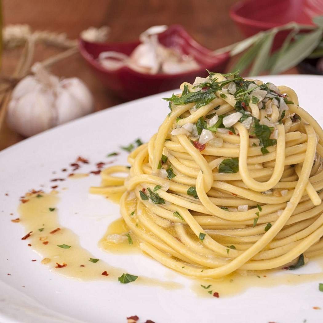 Spaghetti all'aglio