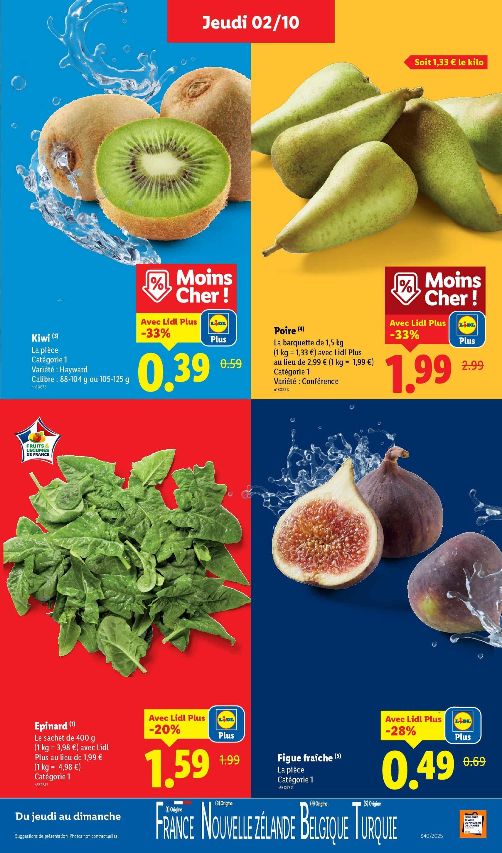 LIDL catalogue semaine 40 - brochure valable à partir du 02/10/2025, page 3 sur 76 LIDL catalogue semaine 40 - brochure valable à partir du 02/10/2025, page 3 sur 76