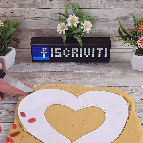 Cream tarte a forma di cuore - procedimento 1