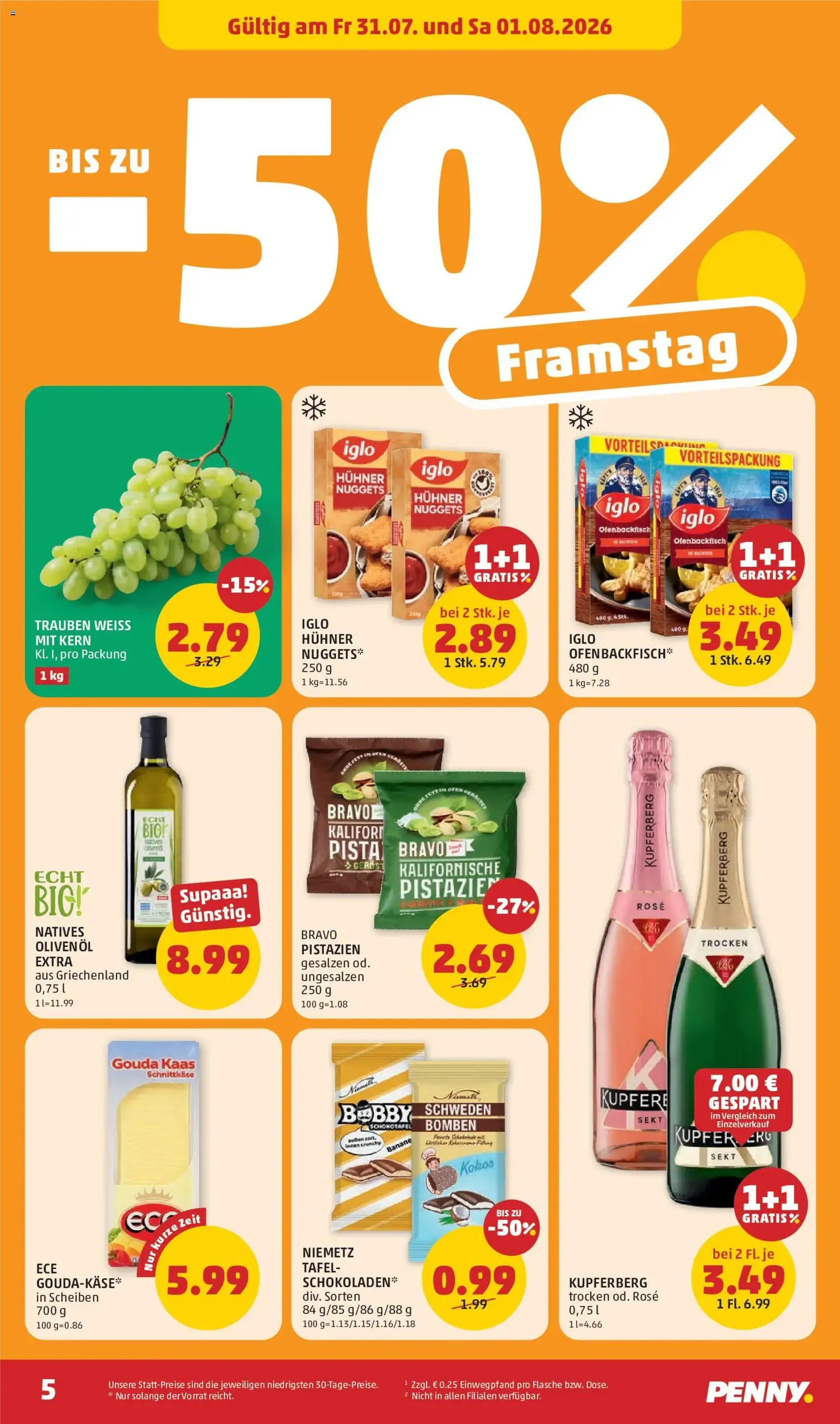 Penny Markt Flugblatt - Gültiger Prospekt ab 30.07.2026, Seite 5 von insgesamt 28