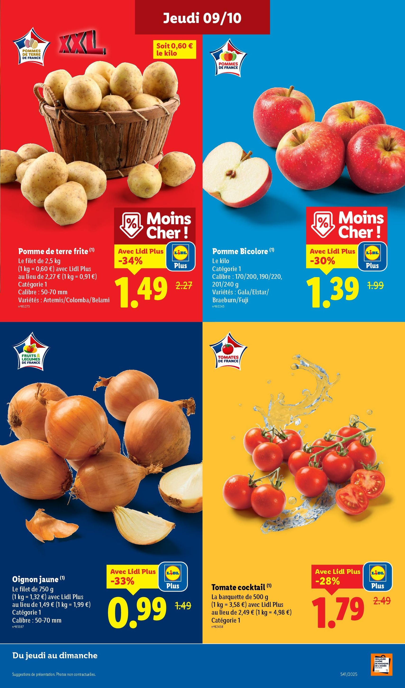 LIDL catalogue semaine 41 - brochure valable à partir du 09/10/2025, page 3 sur 73