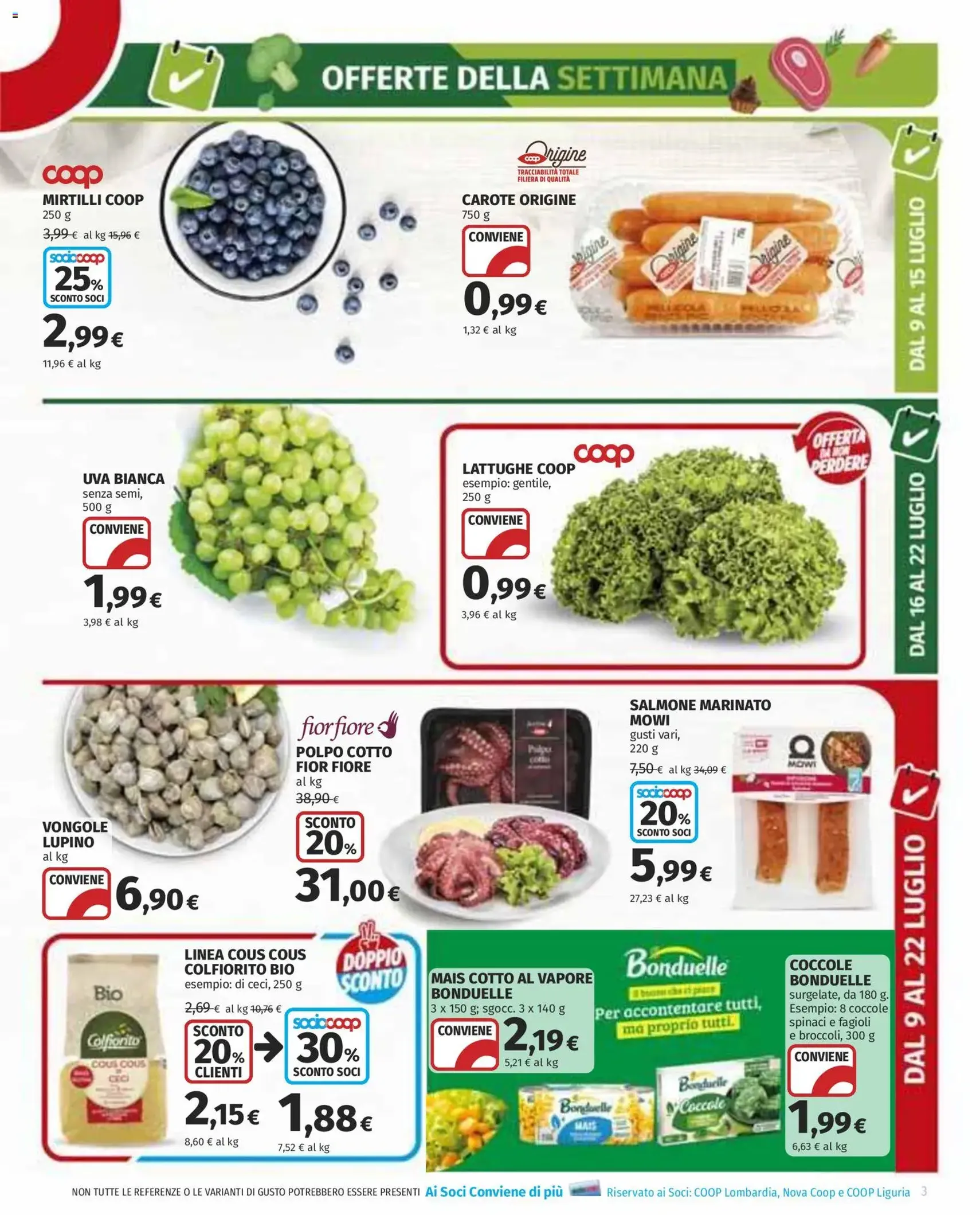 COOP volantino - volantino valido dal 09/07/2026 pagina 3 di 24