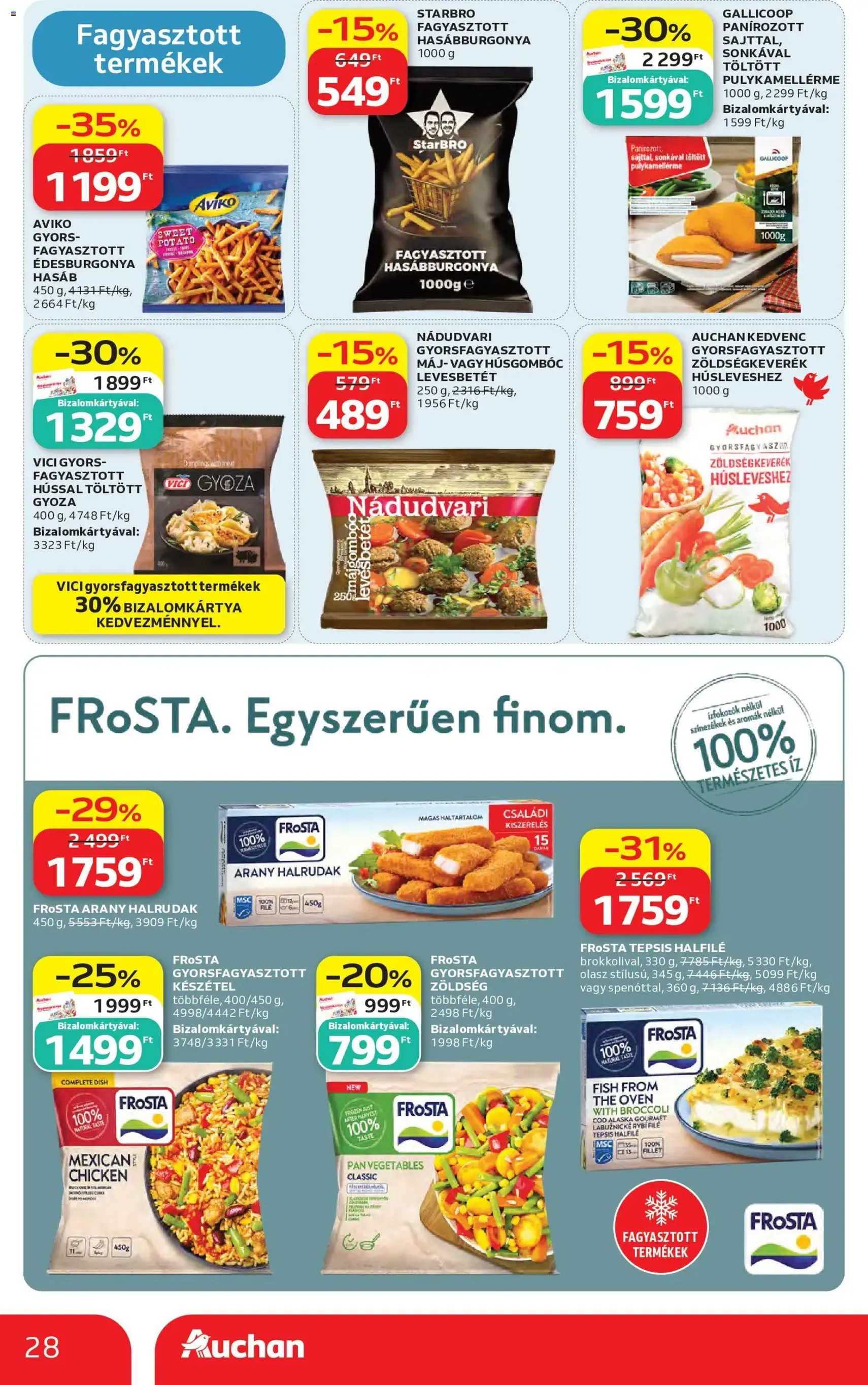 Auchan akciós újság - 2026.05.14. érvényes szórólap 28 oldal 58 oldalból