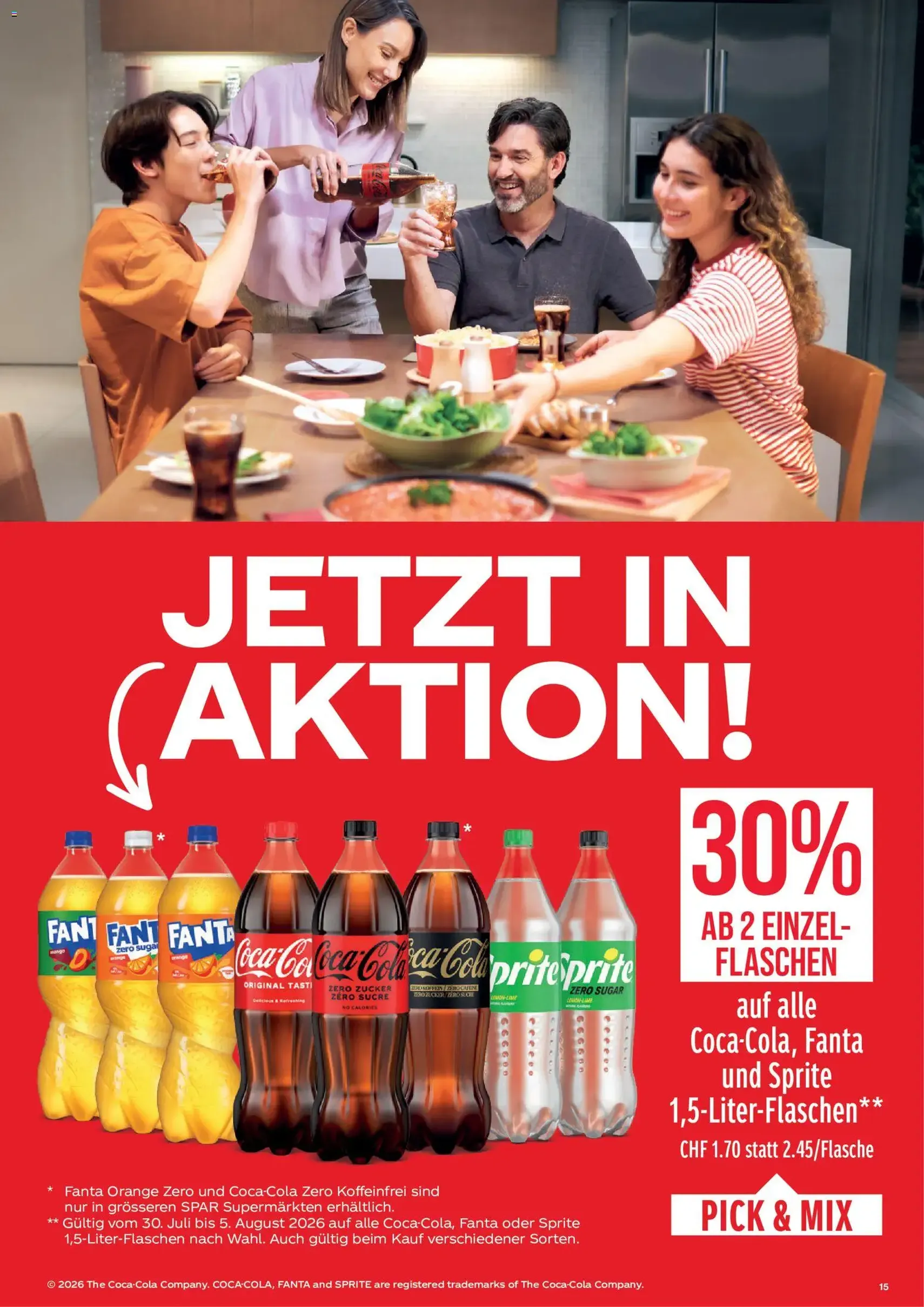 SPAR aktionen - Gültiger Prospekt ab 30.07.2026, Seite 15 von insgesamt 17