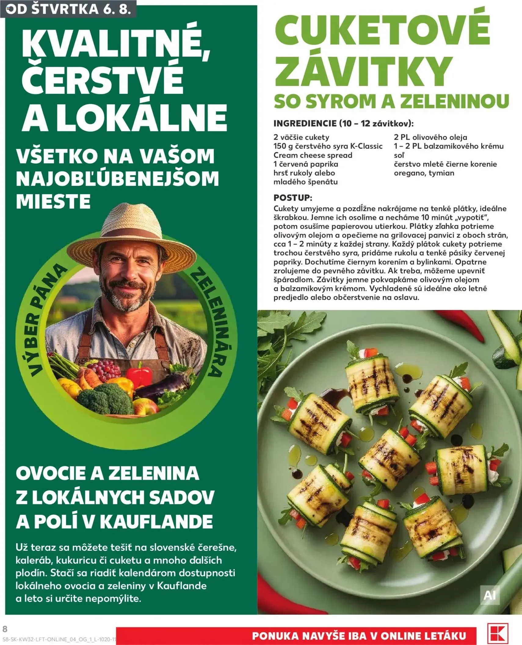 Kaufland SK akciós újság - 2026.08.06. érvényes szórólap 8 oldal 78 oldalból