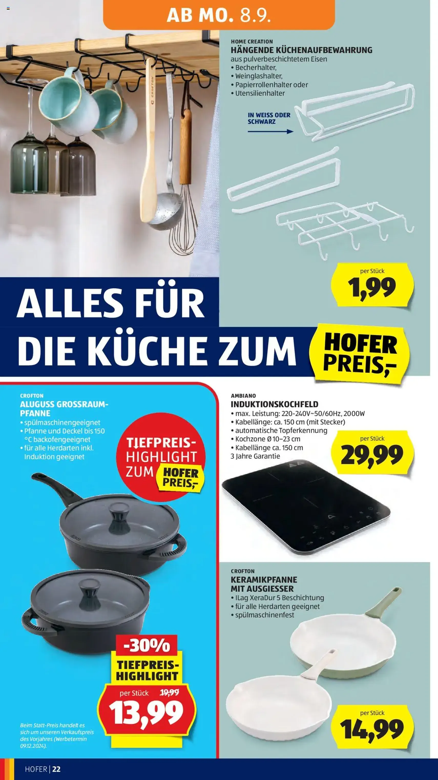 Hofer Flugblatt - Gültiger Prospekt ab 05.09.2025, Seite 26 von insgesamt 45 Hofer Flugblatt - Gültiger Prospekt ab 05.09.2025, Seite 26 von insgesamt 45