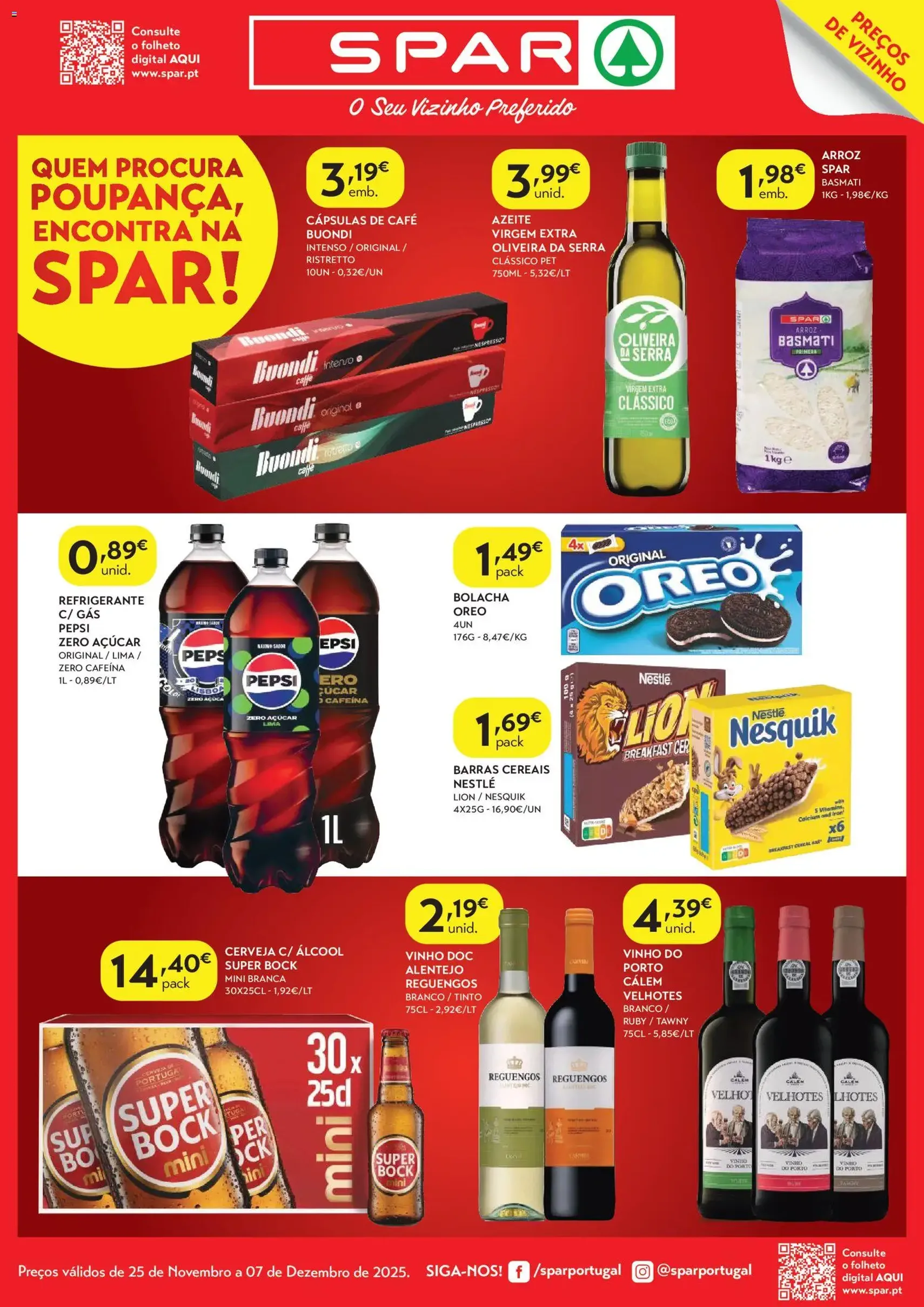 Spar - folheto - folheto válido a partir de 25/11/2025 página 1 de 8