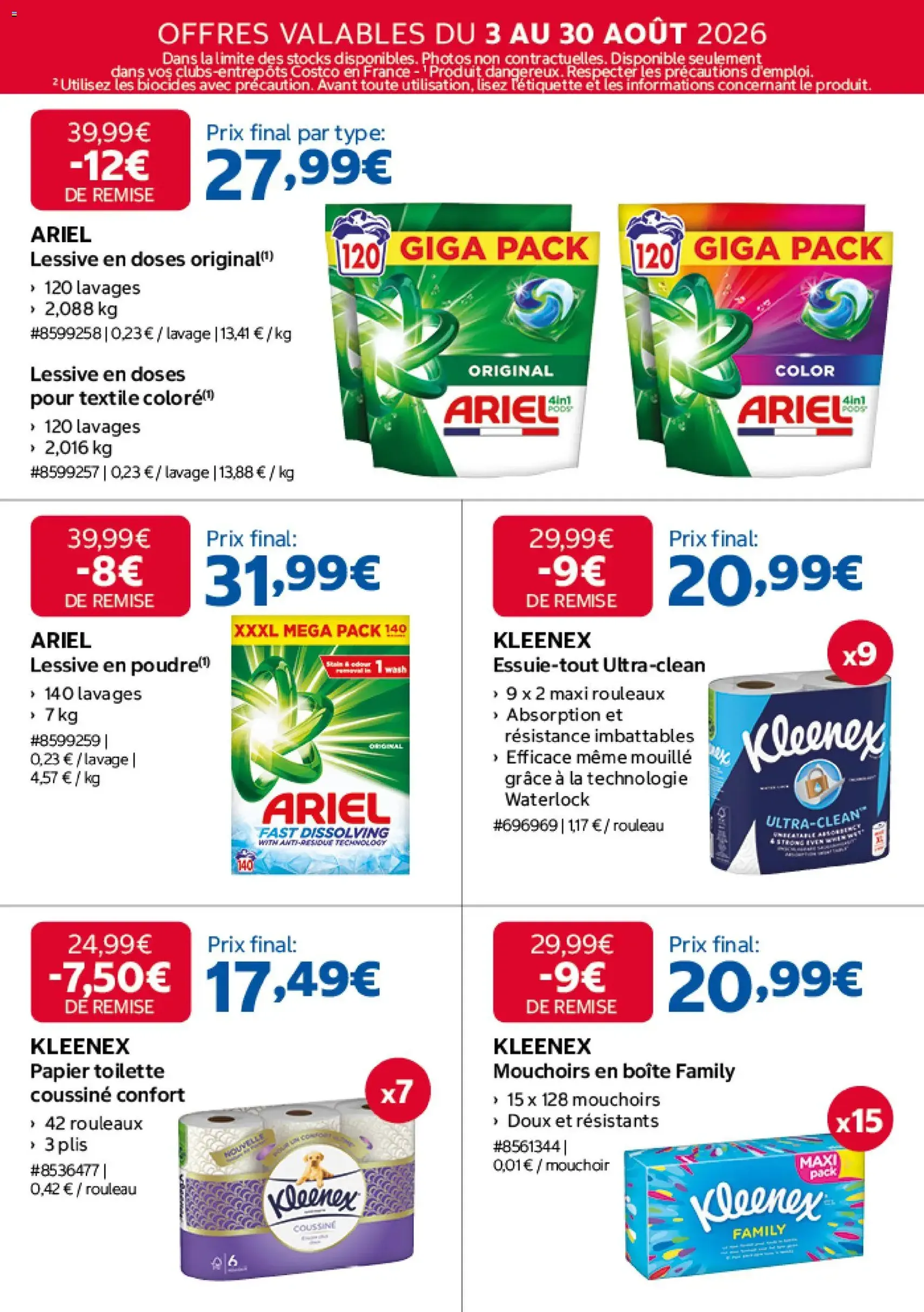 Costco catalogue - brochure valable à partir du 03/08/2026, page 11 sur 20