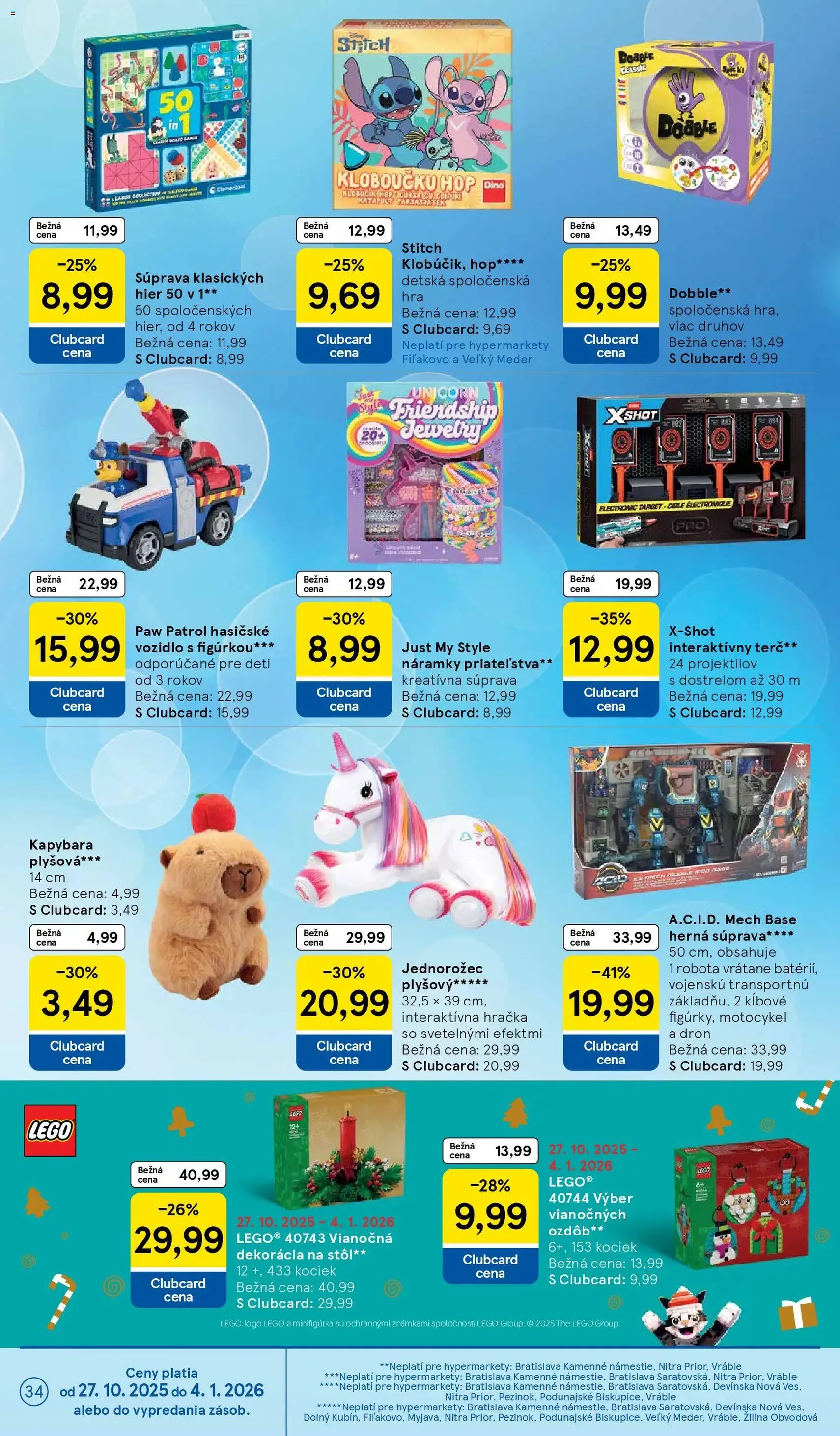 Tesco Hypermarket - leták - platný leták od 29.10.2025 strana 34 z 39 Tesco Hypermarket - leták - platný leták od 29.10.2025 strana 34 z 39