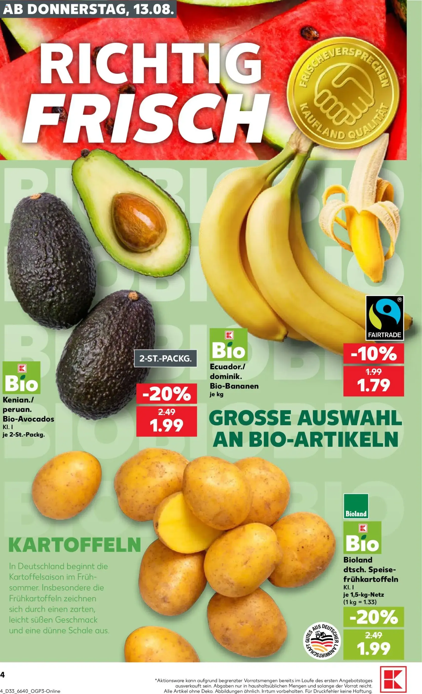Kaufland Prospekt - Gültiger Prospekt ab 13.08.2026, Seite 4 von insgesamt 54
