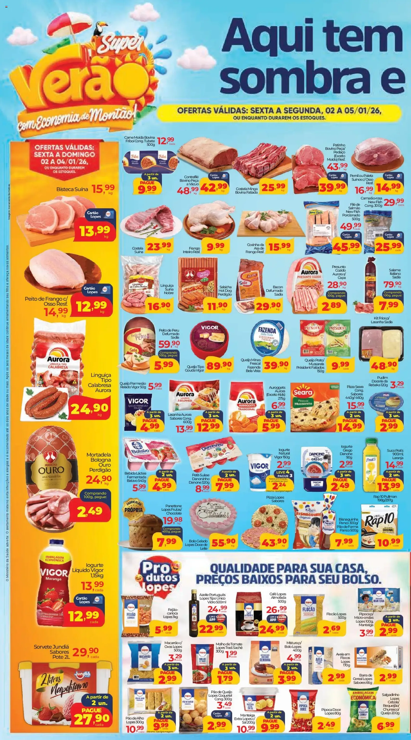 Lopes Supermercados - Ofertas da semana - folheto válido a partir de 02/01/2026 página 2 de 4