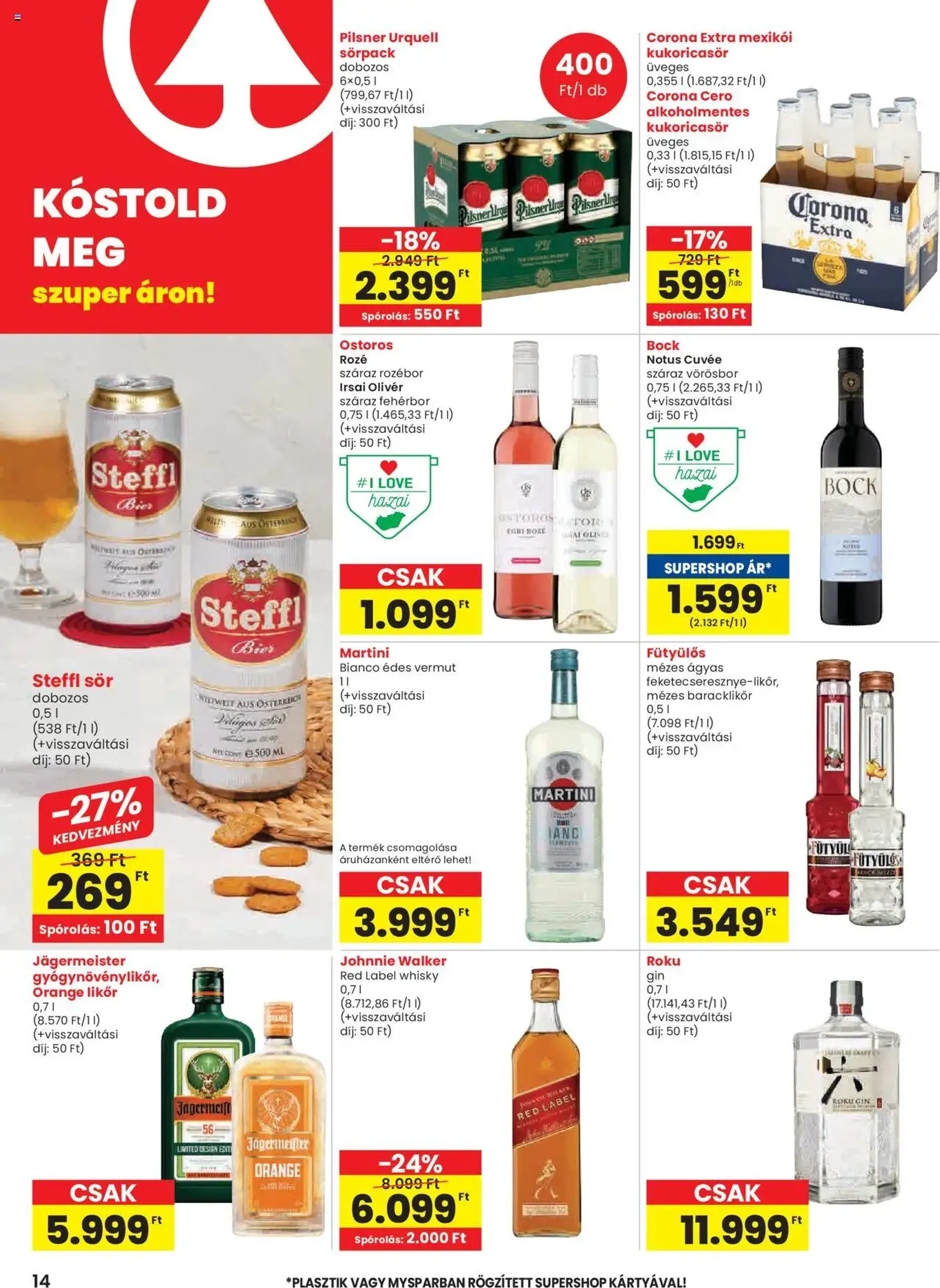 Spar Akciós újság - 2025.10.24. érvényes szórólap 14 oldal 20 oldalból Spar Akciós újság - 2025.10.24. érvényes szórólap 14 oldal 20 oldalból