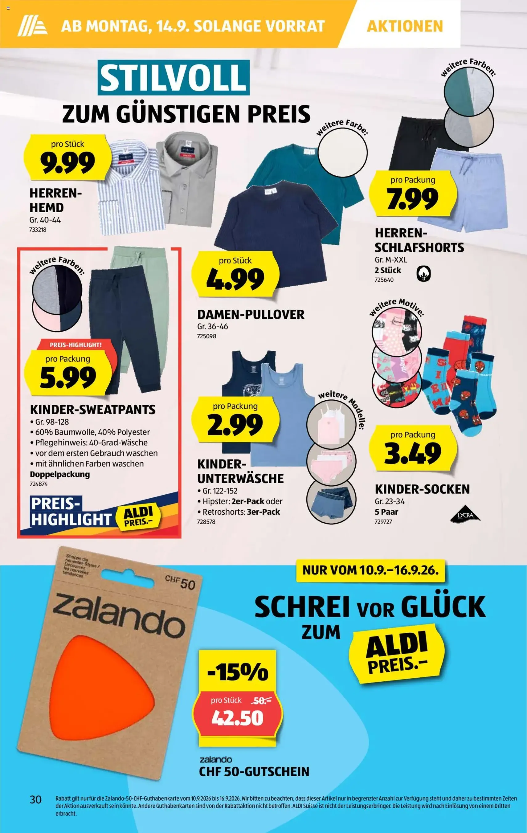 Aldi aktionen - Gültiger Prospekt ab 10.09.2026, Seite 29 von insgesamt 39