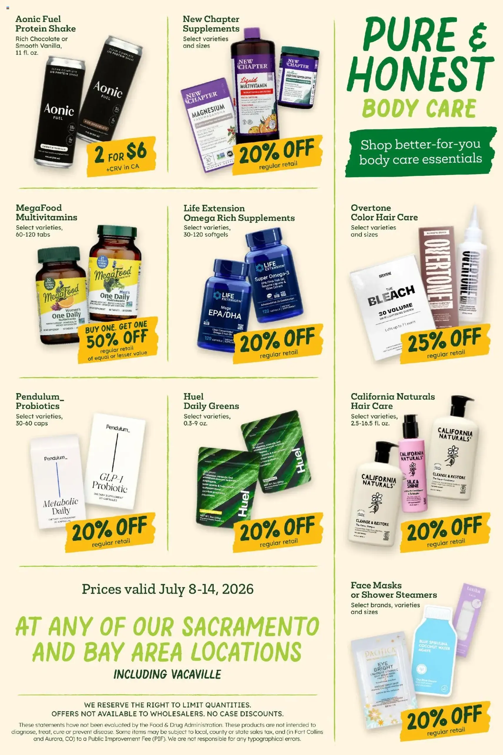 Sprouts Weekly Ad - valid flyer from 07/08/2026, page 13 of 14