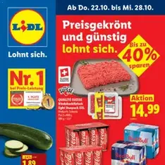 Lidl aktionen - Prospekt Vorschau gültig ab 22.10.2026