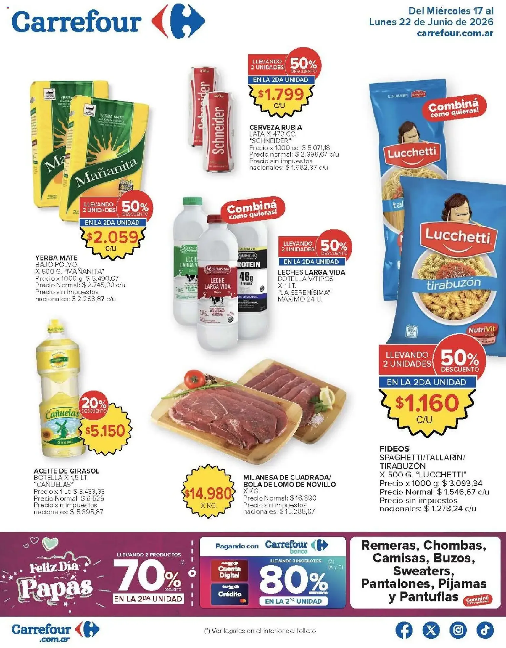 Carrefour ofertas - folleto válido desde 17/06/2026 página 2 de 64