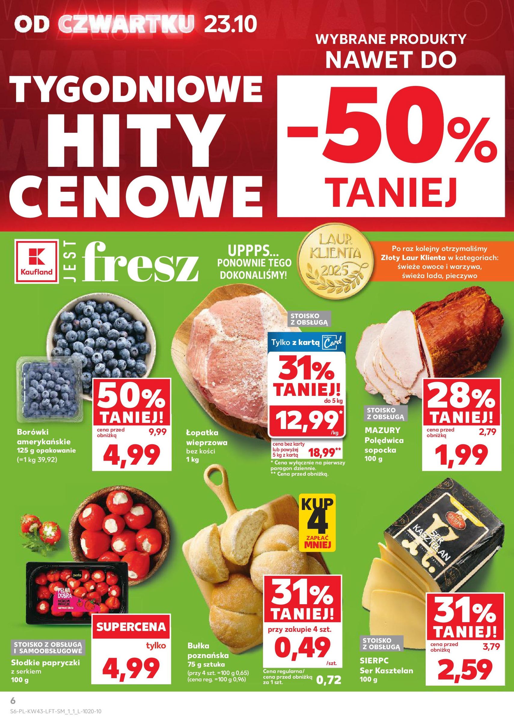 Kaufland gazetka - ważny gazetka od 23.10.2025 strona 6 z 67 Kaufland gazetka - ważny gazetka od 23.10.2025 strona 6 z 67
