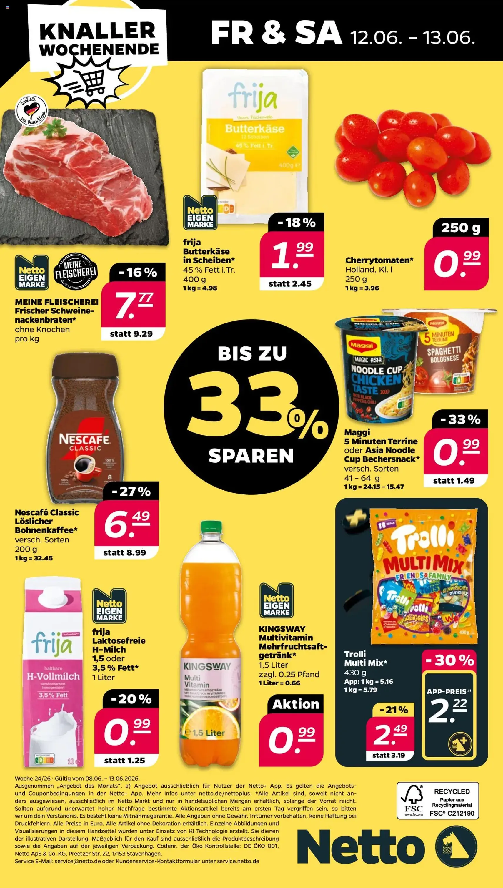 Netto Prospekt - Gültiger Prospekt ab 08.06.2026, Seite 32 von insgesamt 33