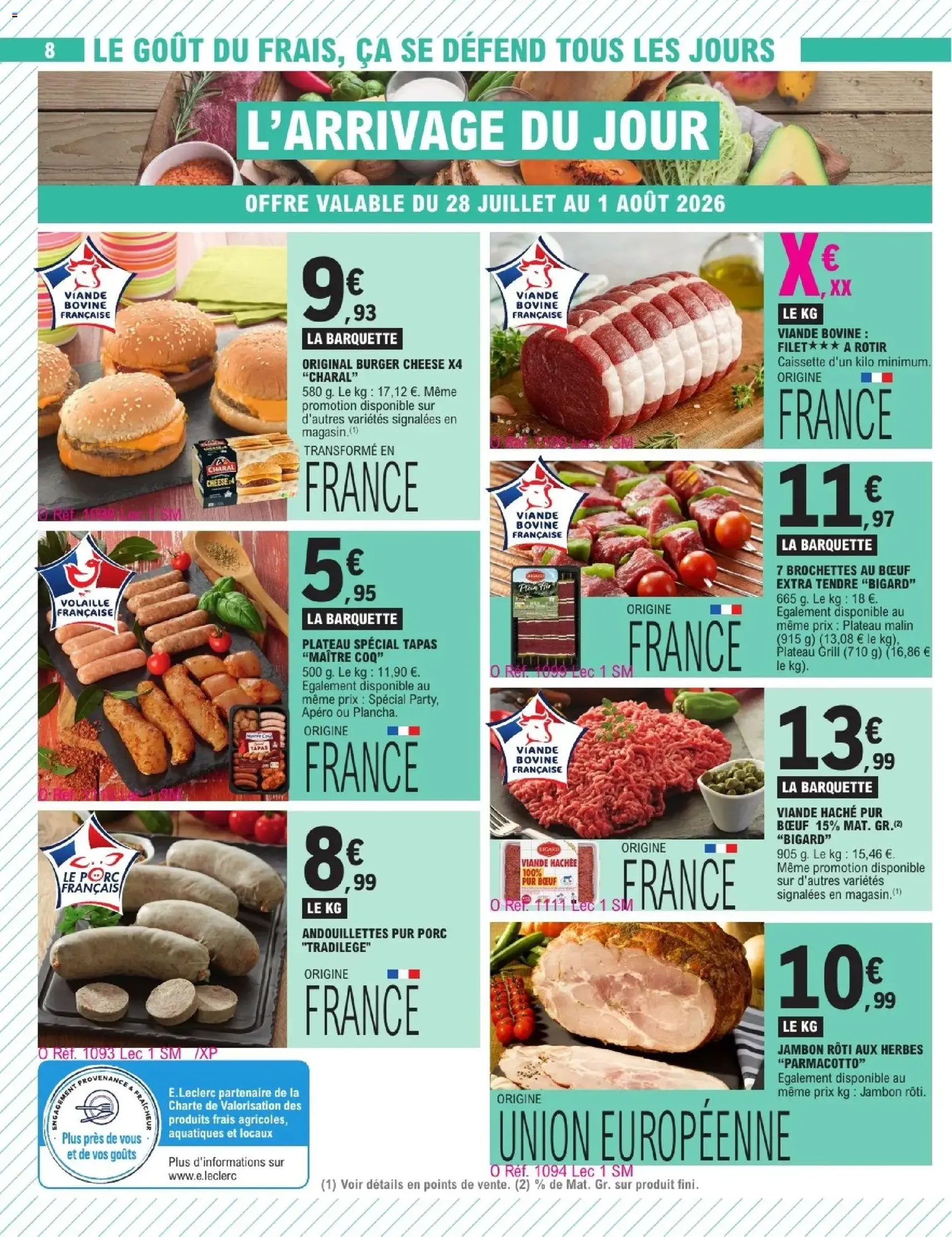 E.Leclerc catalogue - brochure valable à partir du 28/07/2026, page 8 sur 23