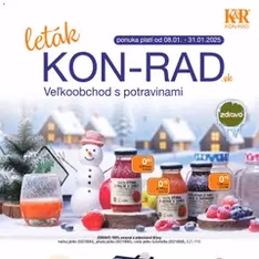 KON - RAD leták - náhľad letáku platný od 08.01.2026
