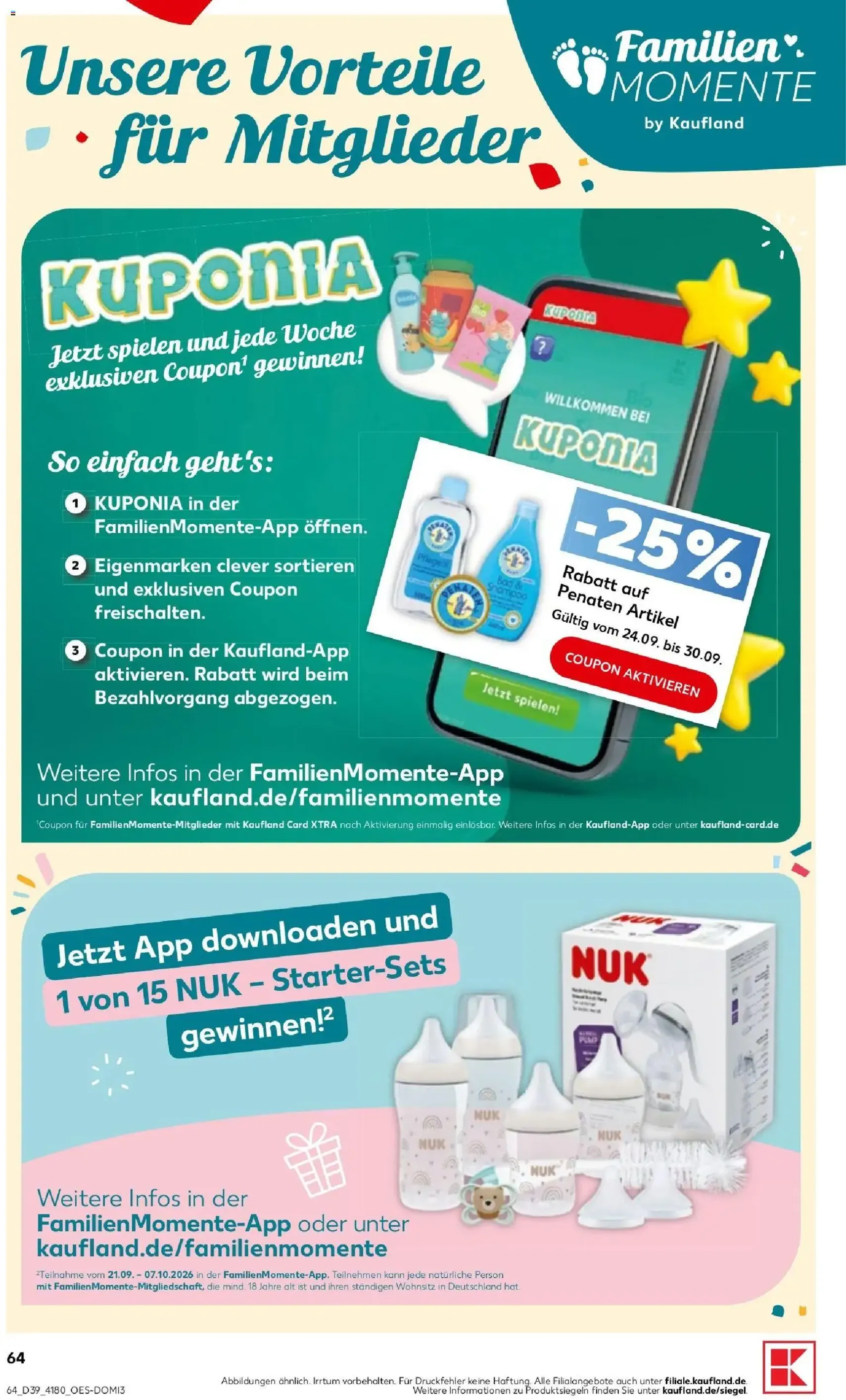 Kaufland Prospekt - Gültiger Prospekt ab 24.09.2026, Seite 64 von insgesamt 72