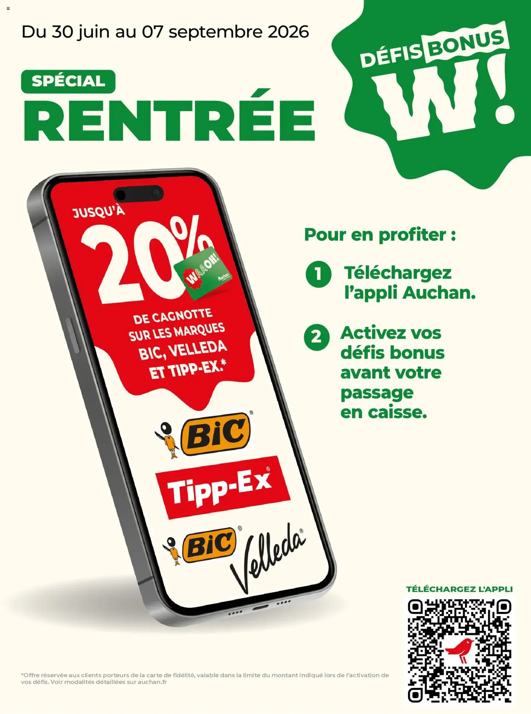 Auchan folder / publicité - geldige folder vanaf 28/07/2026 pagina 53 van 54