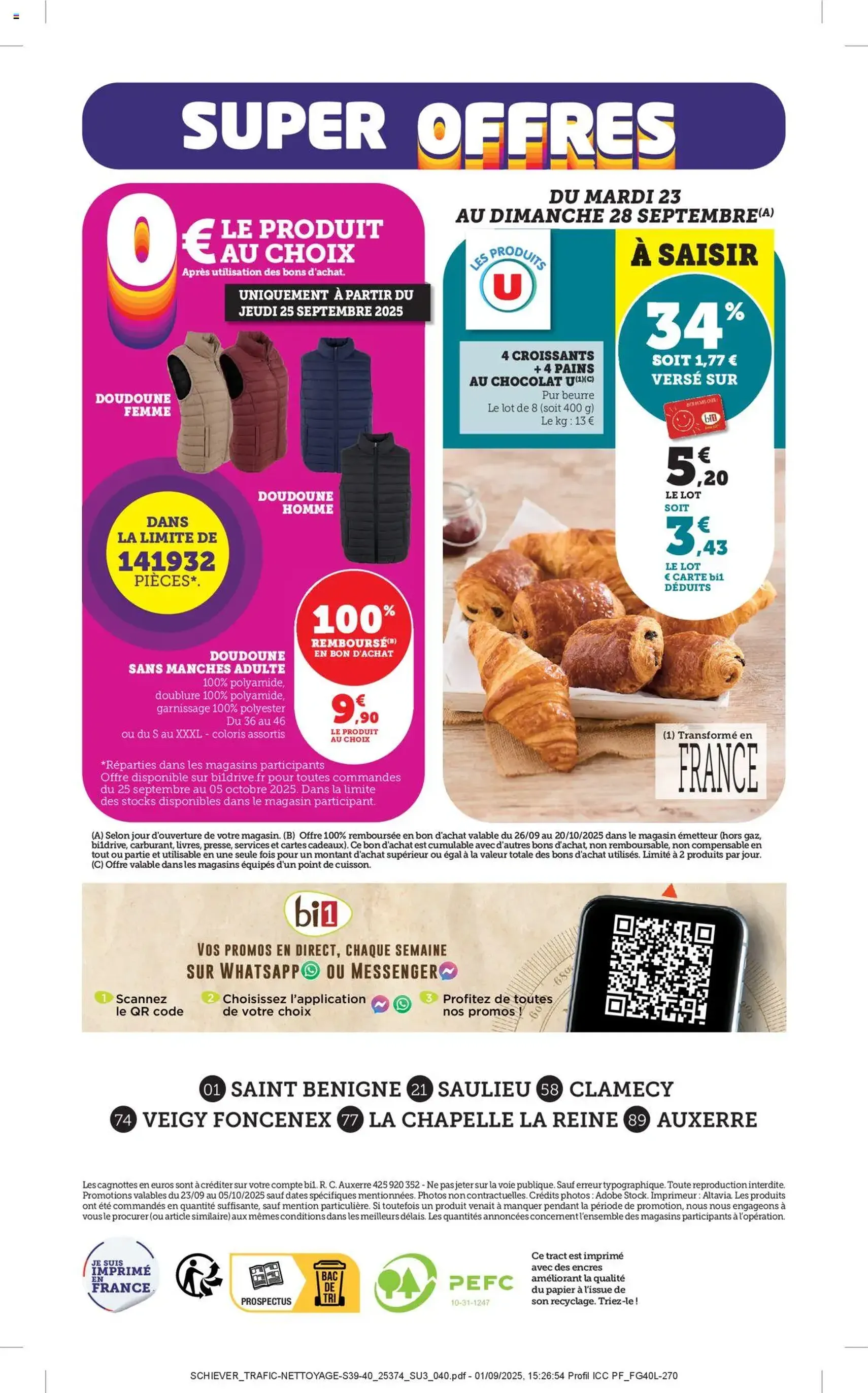 Bi1 catalogue - brochure valable à partir du 22/09/2025, page 40 sur 40