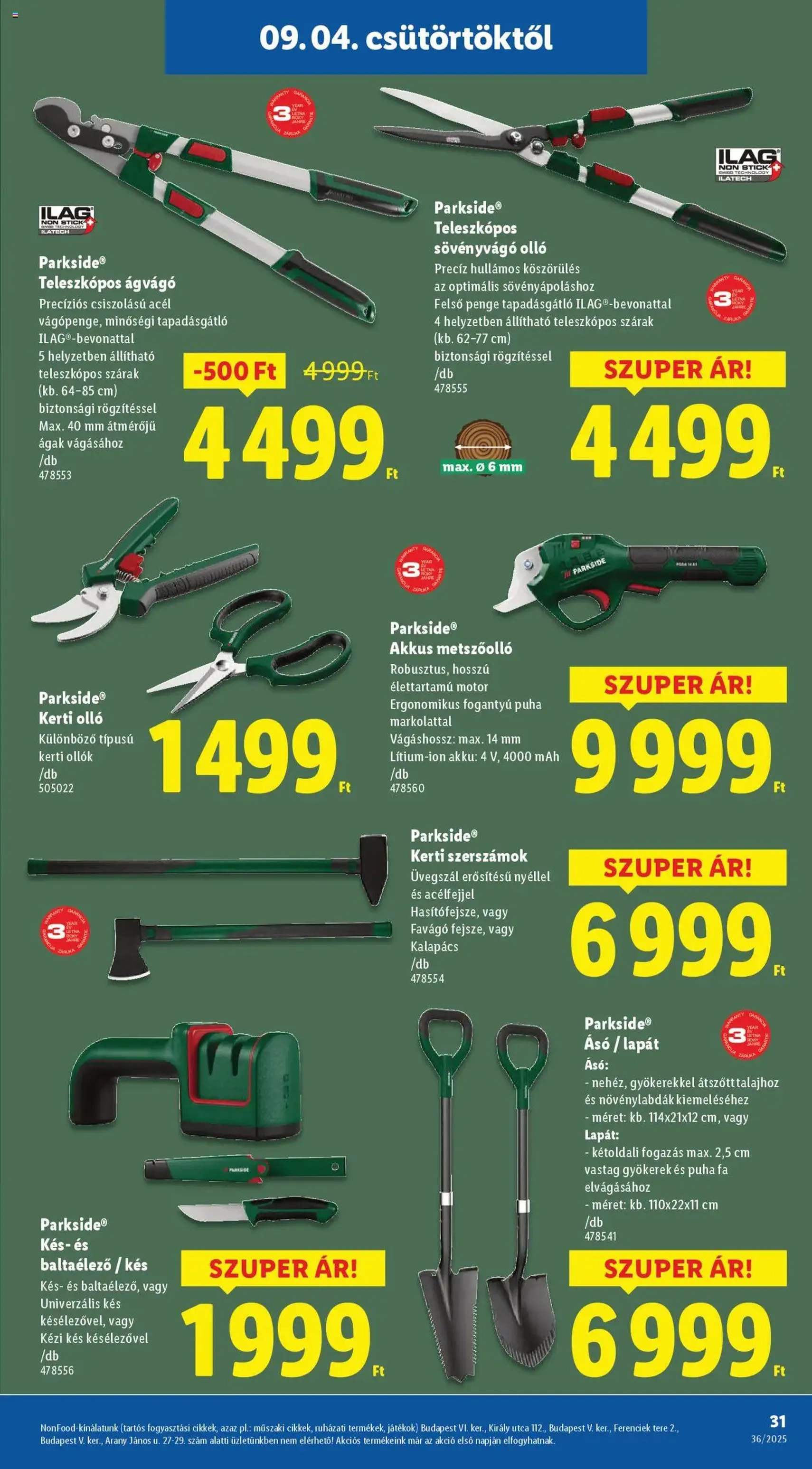 Lidl Akciós újság - 2025.09.04. érvényes szórólap 31 oldal 70 oldalból Lidl Akciós újság - 2025.09.04. érvényes szórólap 31 oldal 70 oldalból