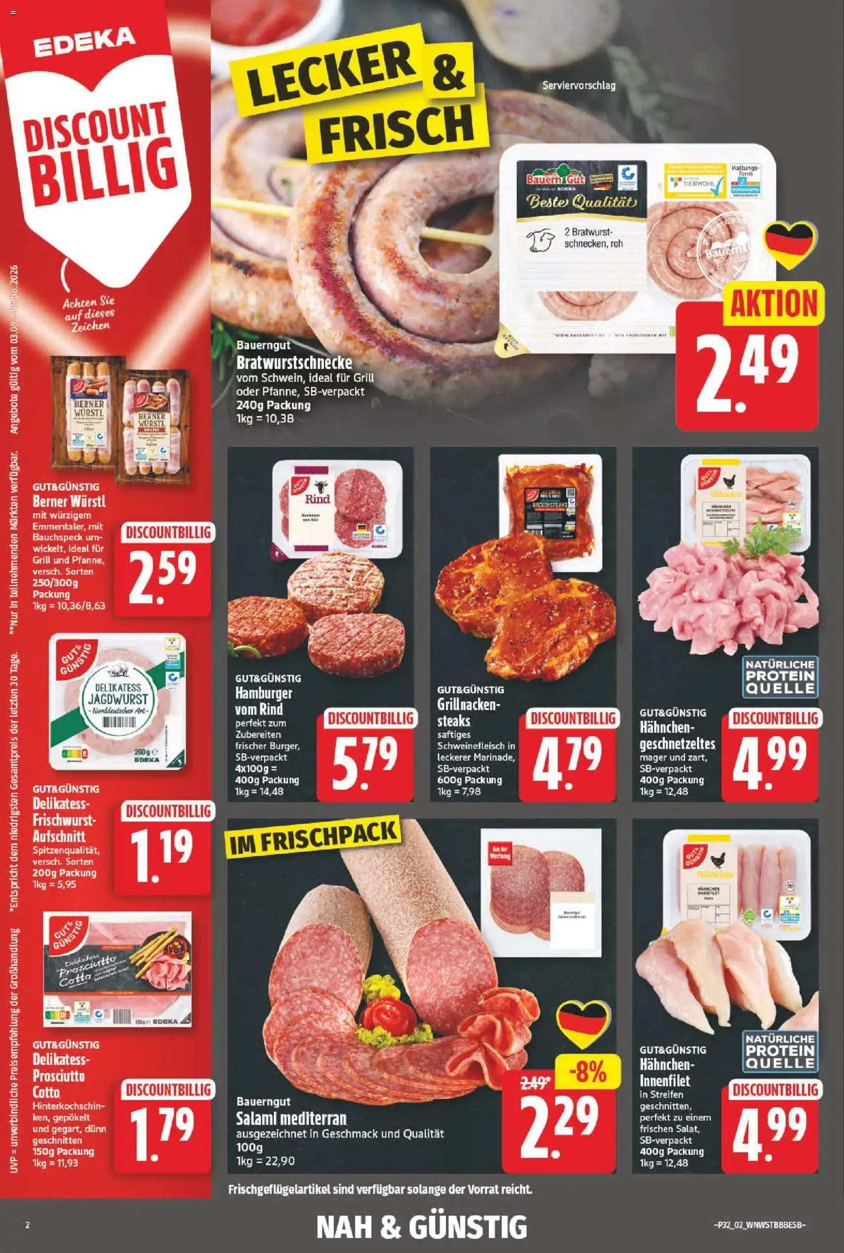 NP Discount Prospekt - Gültiger Prospekt ab 03.08.2026, Seite 2 von insgesamt 15