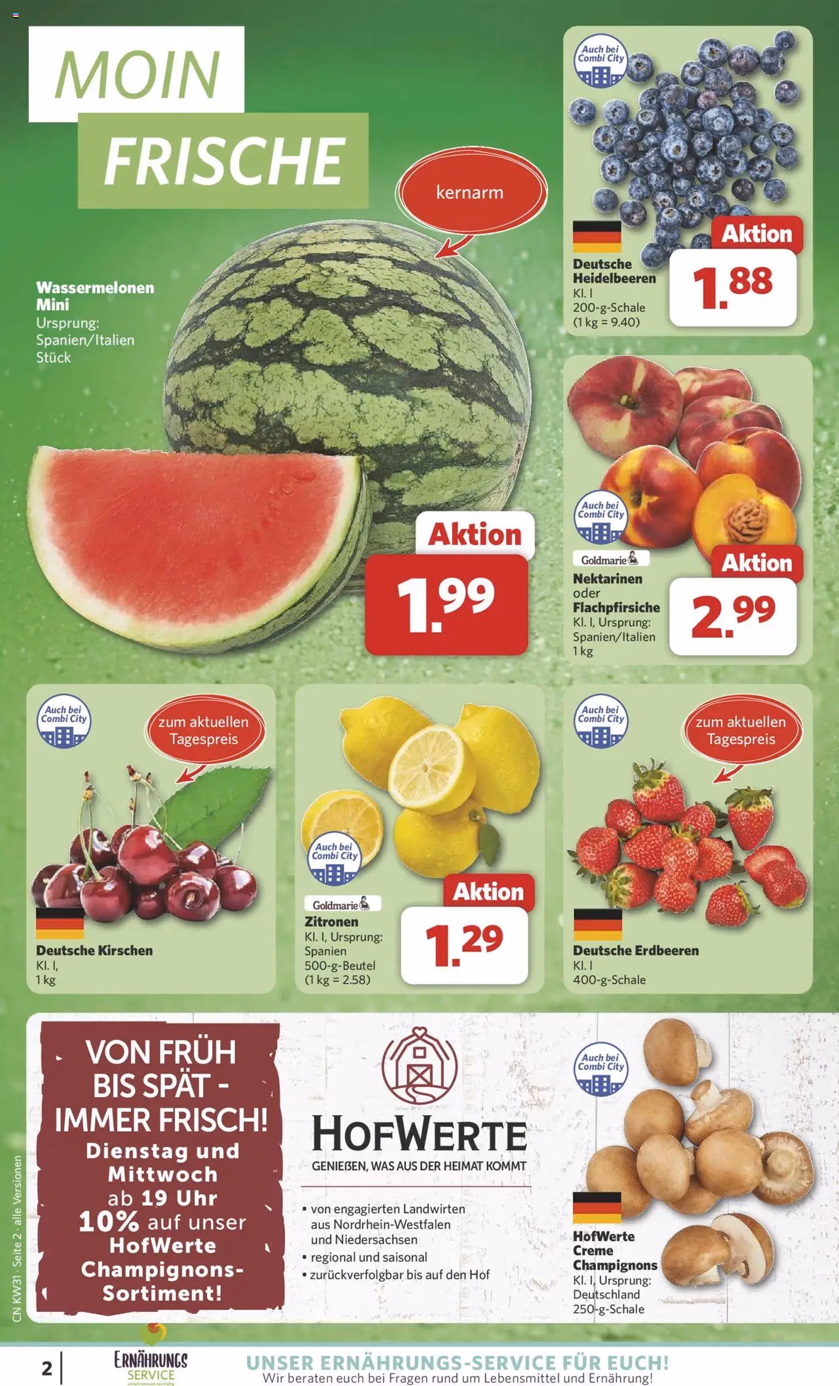 Combi Prospekt - Gültiger Prospekt ab 28.07.2025, Seite 2 von insgesamt 36 Combi Prospekt - Gültiger Prospekt ab 28.07.2025, Seite 2 von insgesamt 36