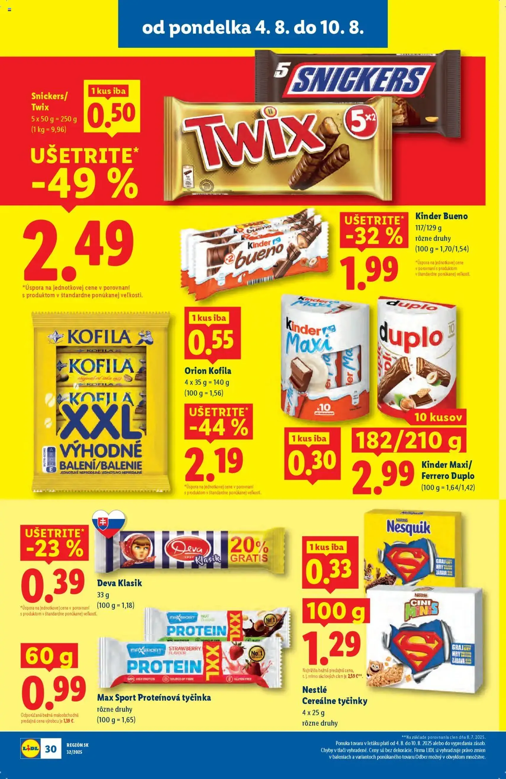 Lidl leták - platný leták od 04.08.2025 strana 36 z 98